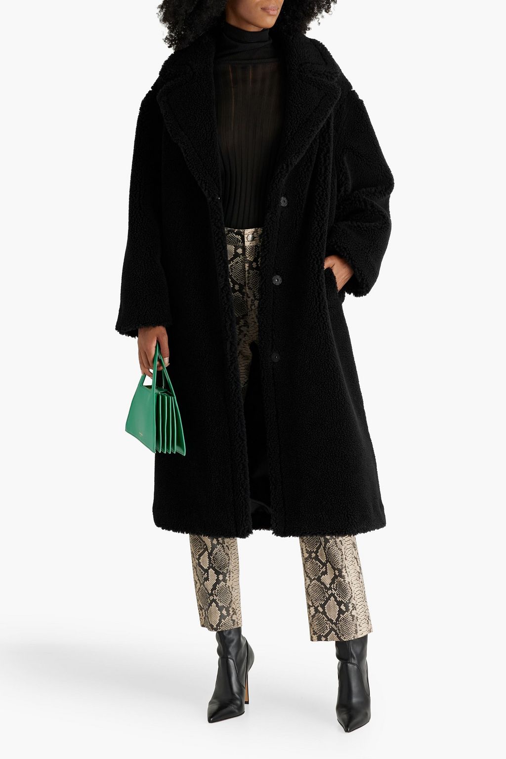 STAND STUDIO Genevieve faux fur coat