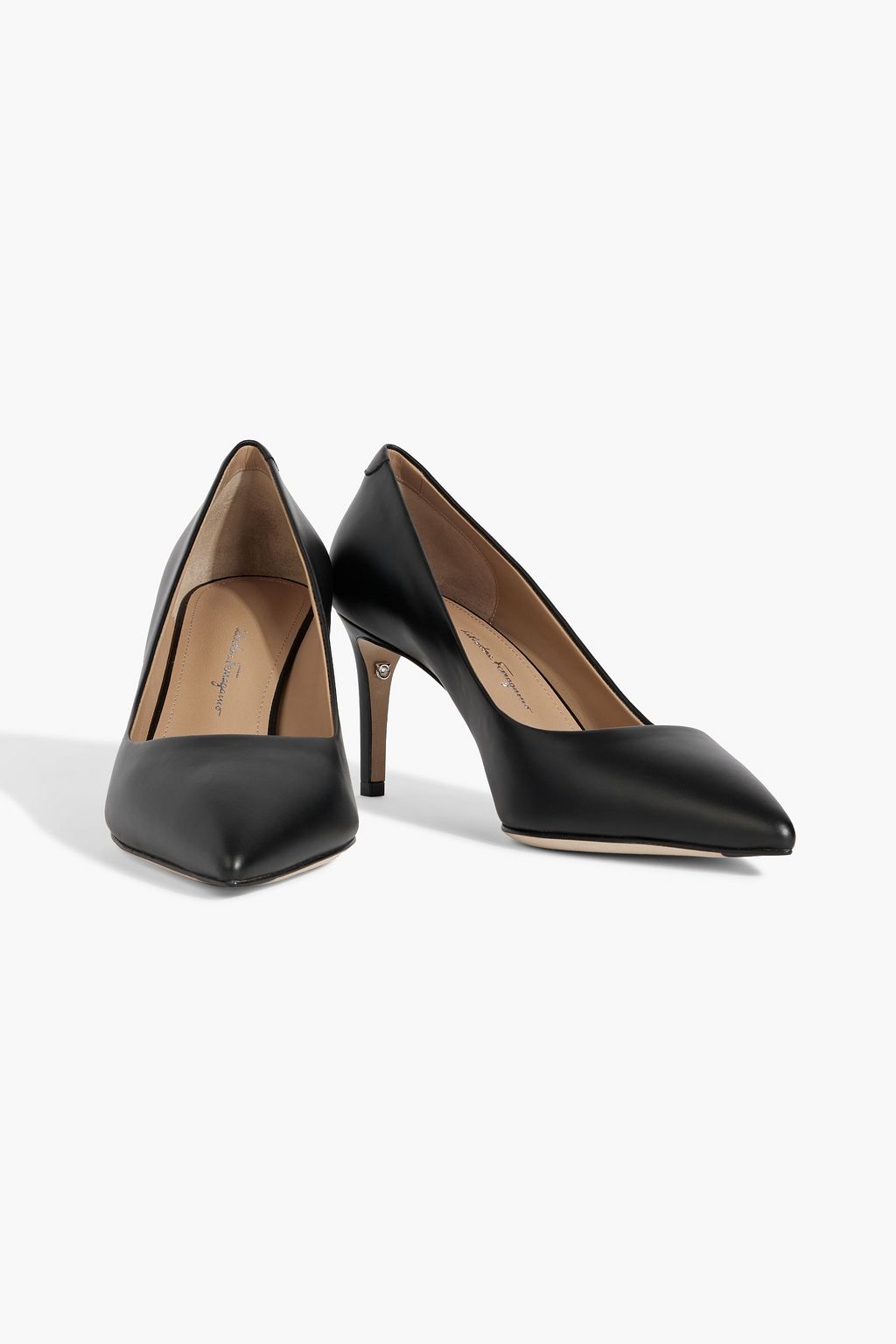 FERRAGAMO Ilary leather pumps