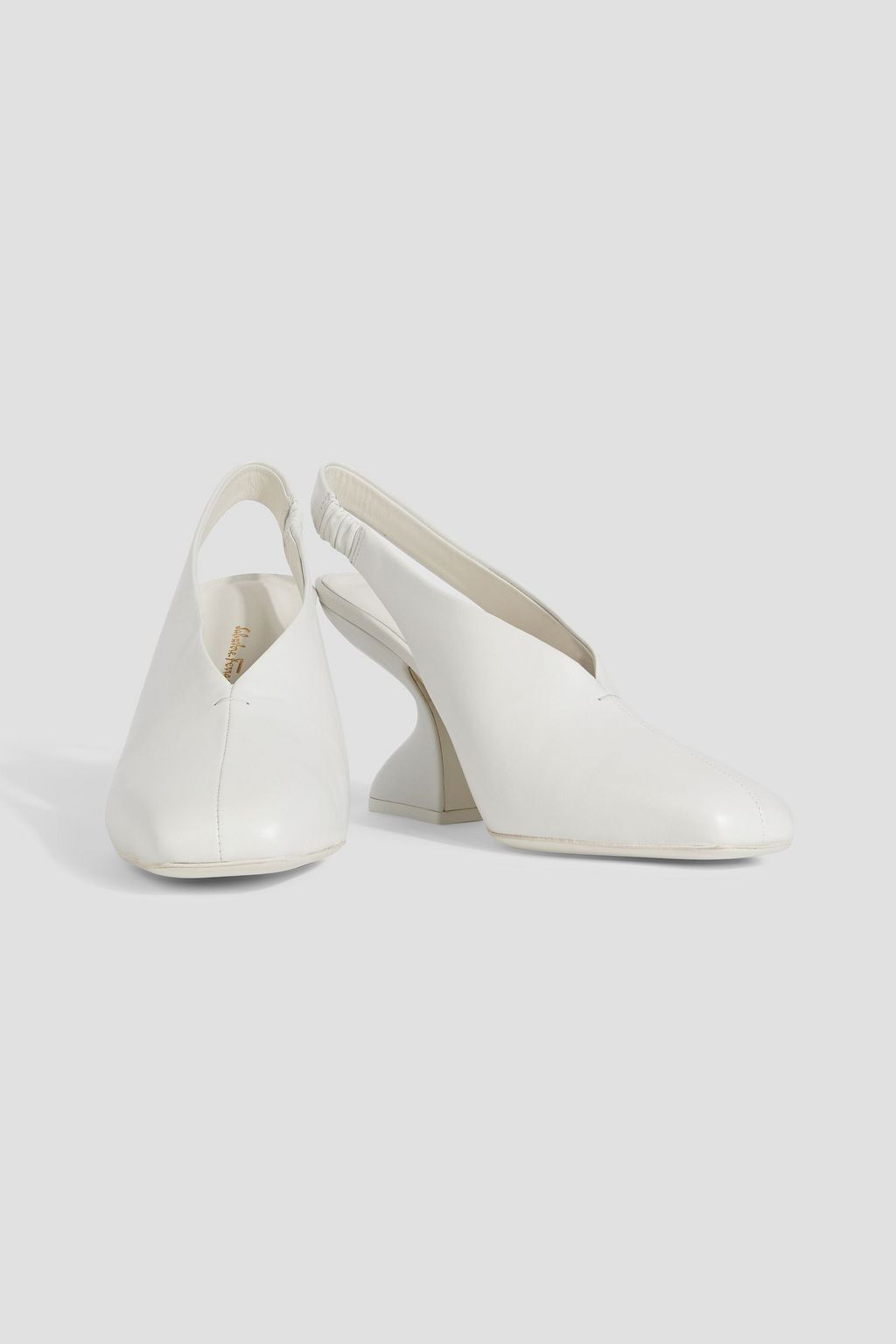 FERRAGAMO Sloane 85 leather slingback pumps