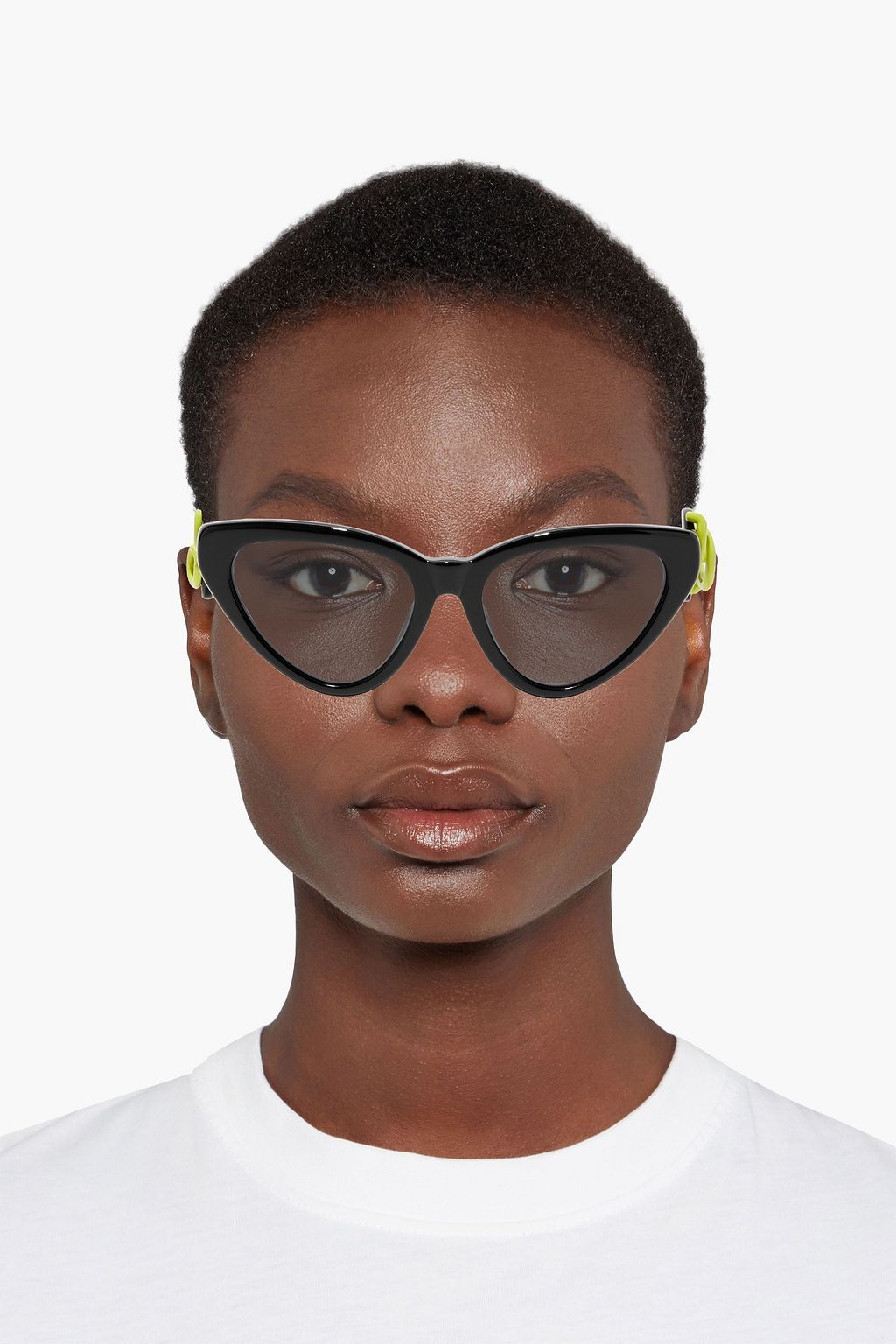 LINDA FARROW + Bea Bongiasca cat-eye acetate sunglasses