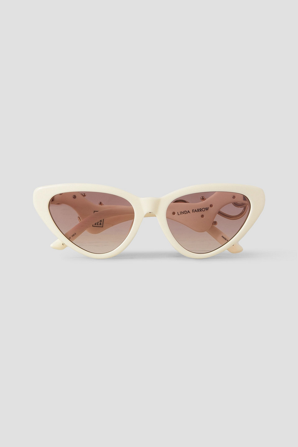 Linda Farrow Eyewear Bea Bongiasca Cat-eye Acetate Sunglasses