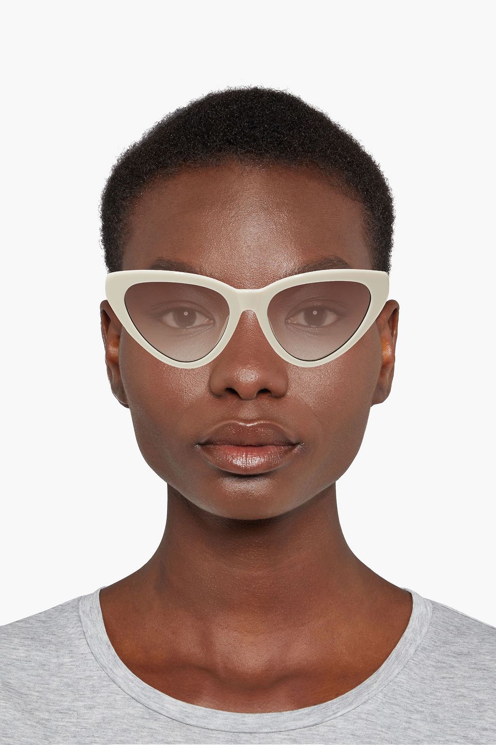 LINDA FARROW + Bea Bongiasca cat-eye acetate sunglasses