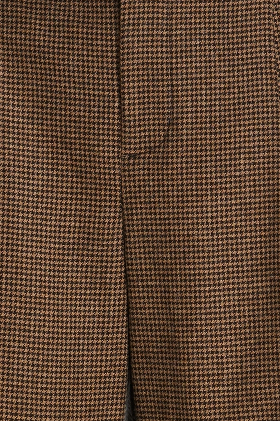 Shop Vince Houndstooth Woven Straight-leg Pants In Brown