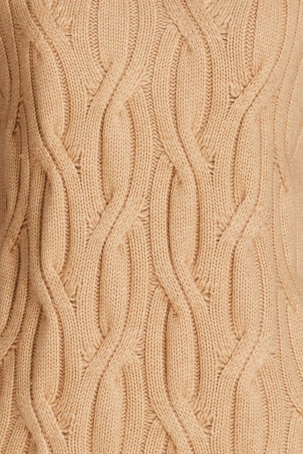 AUTUMN CASHMERE فيست بياقة عالية بحبكة مجدولة