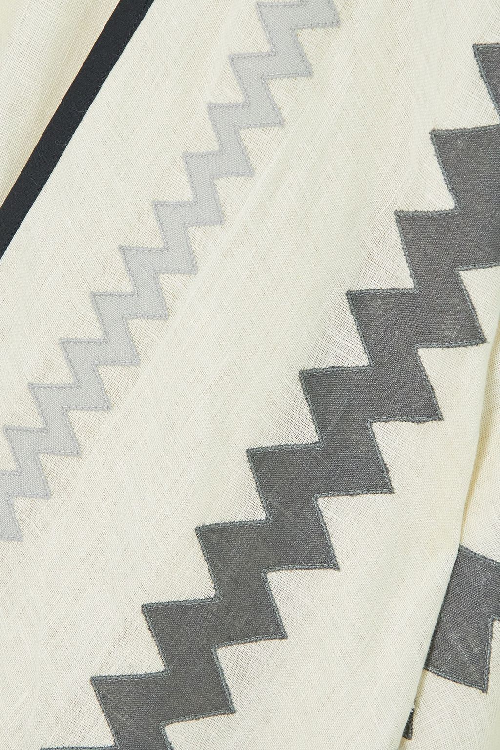 VITA KIN Ola striped linen cape