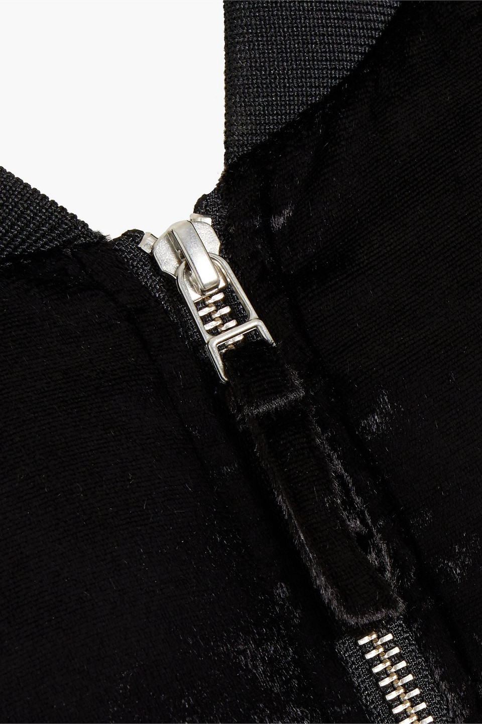 LOULOU STUDIO LAFU OVERSIZED VELVET BOMBER JACKET