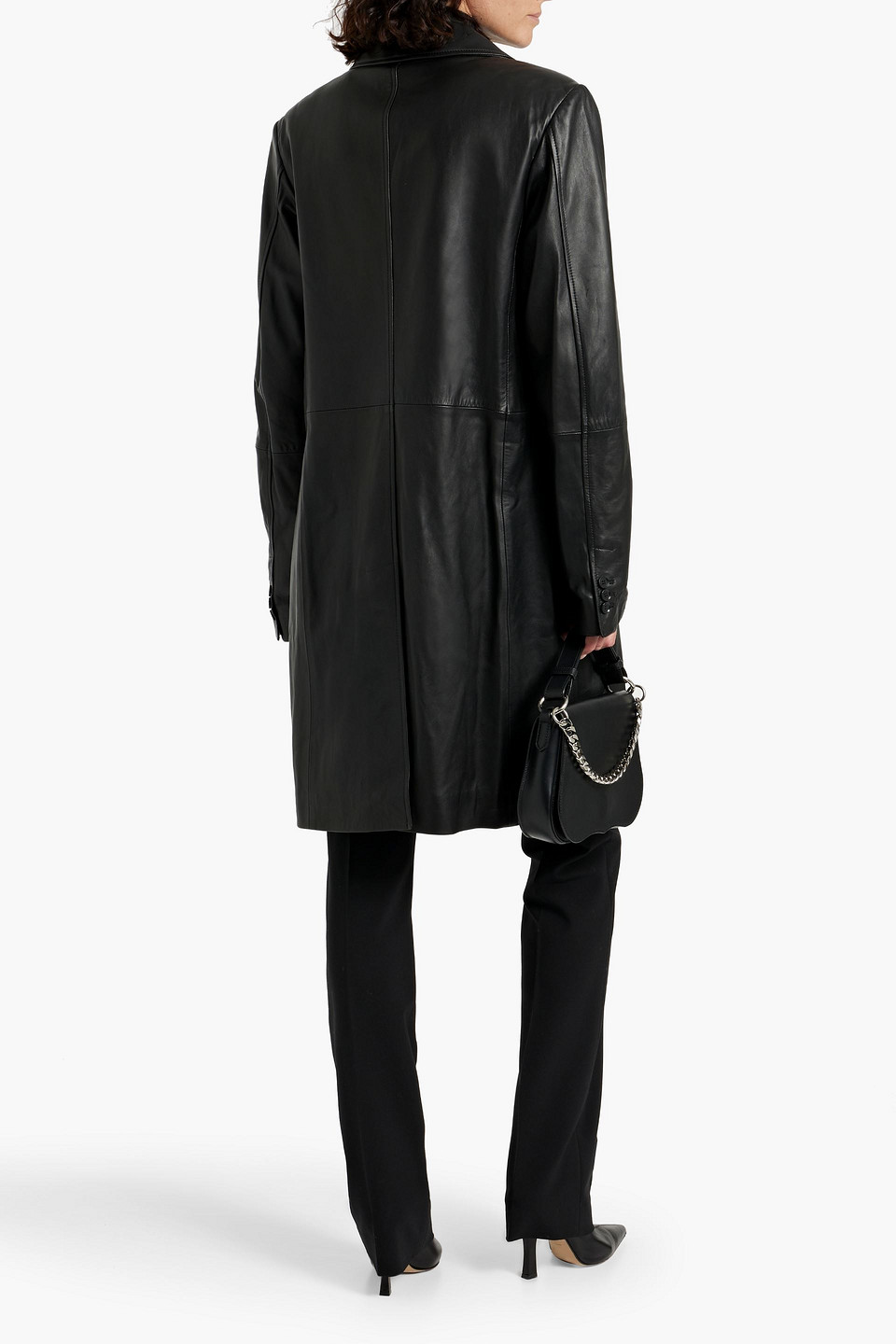 LOULOU STUDIO UVON LEATHER COAT