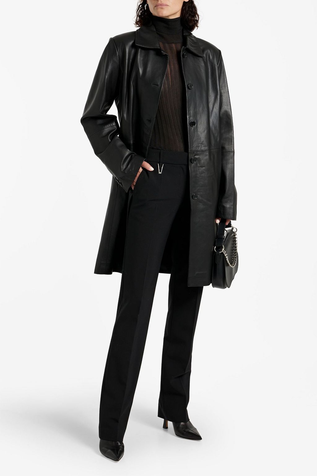LOULOU STUDIO Uvon leather coat