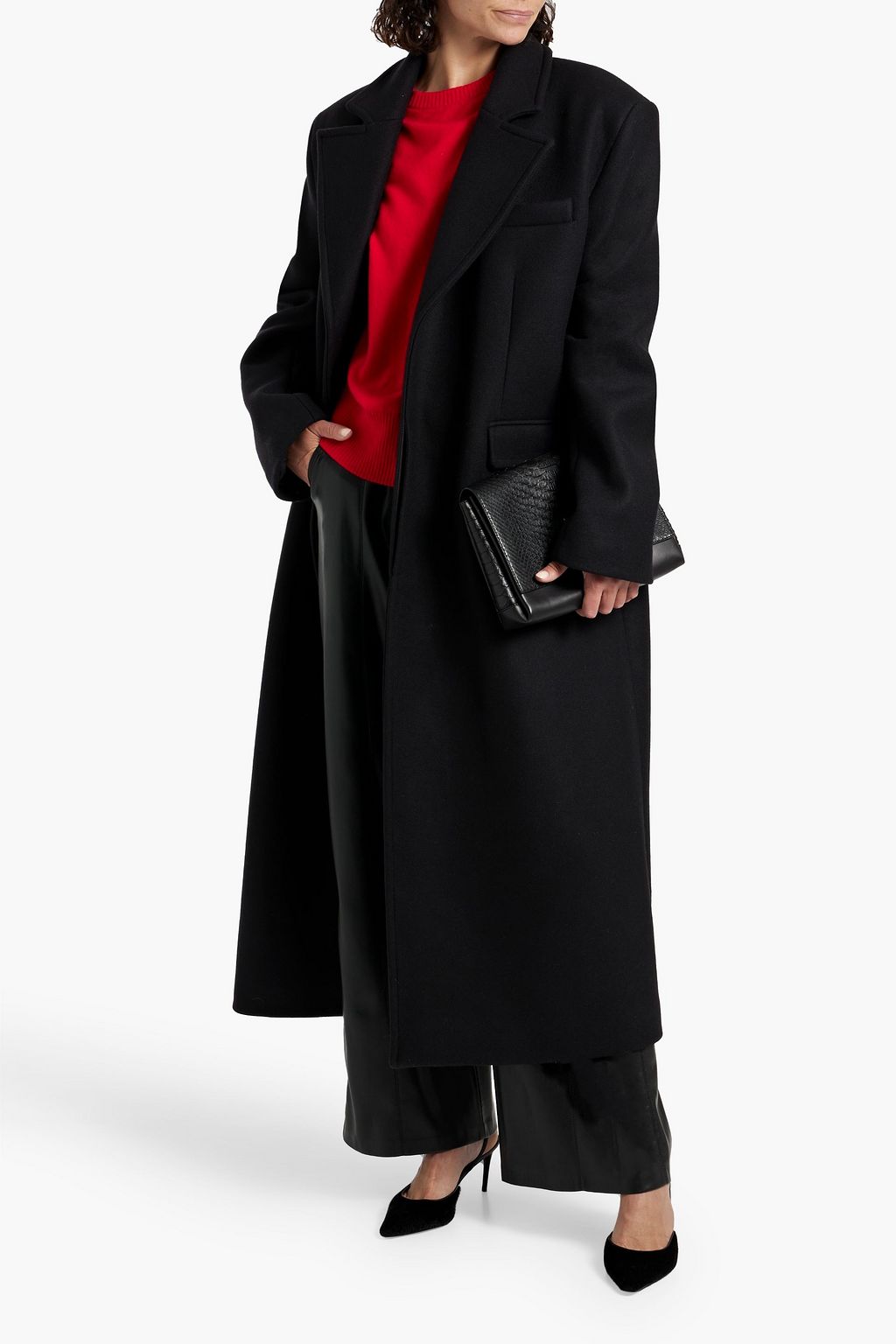 LOULOU STUDIO Vido oversized wool-blend coat
