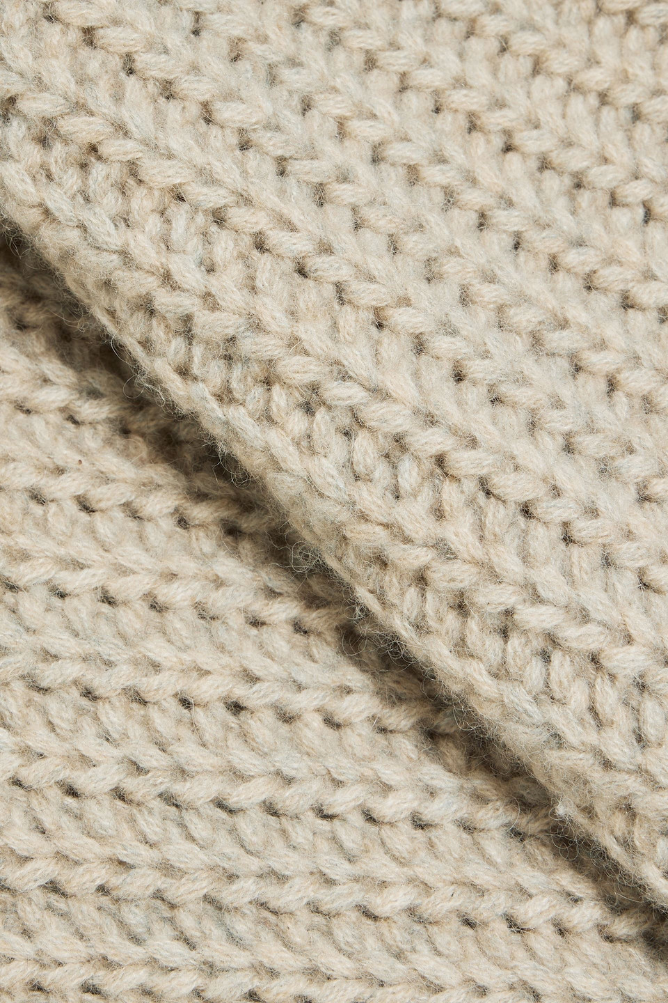 LOULOU STUDIO BERA OVERSIZED RIBBED CASHMERE TURTLENECK SWEATER