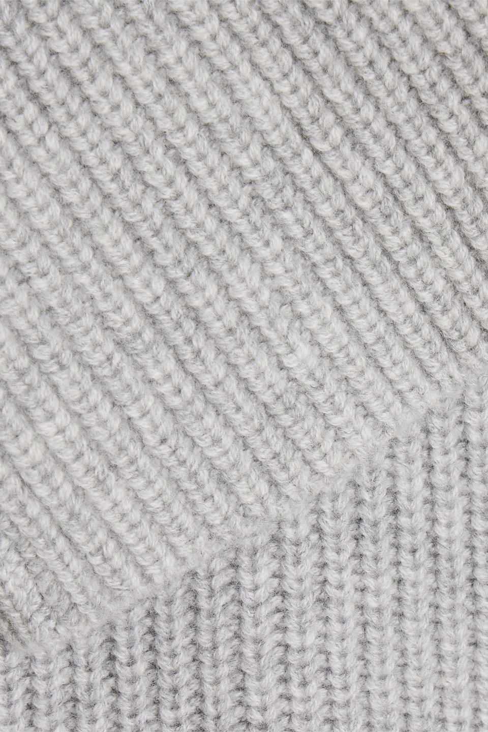 Shop Loulou Studio Hidra Ribbed Wool And Cashmere Cardigan In Gray