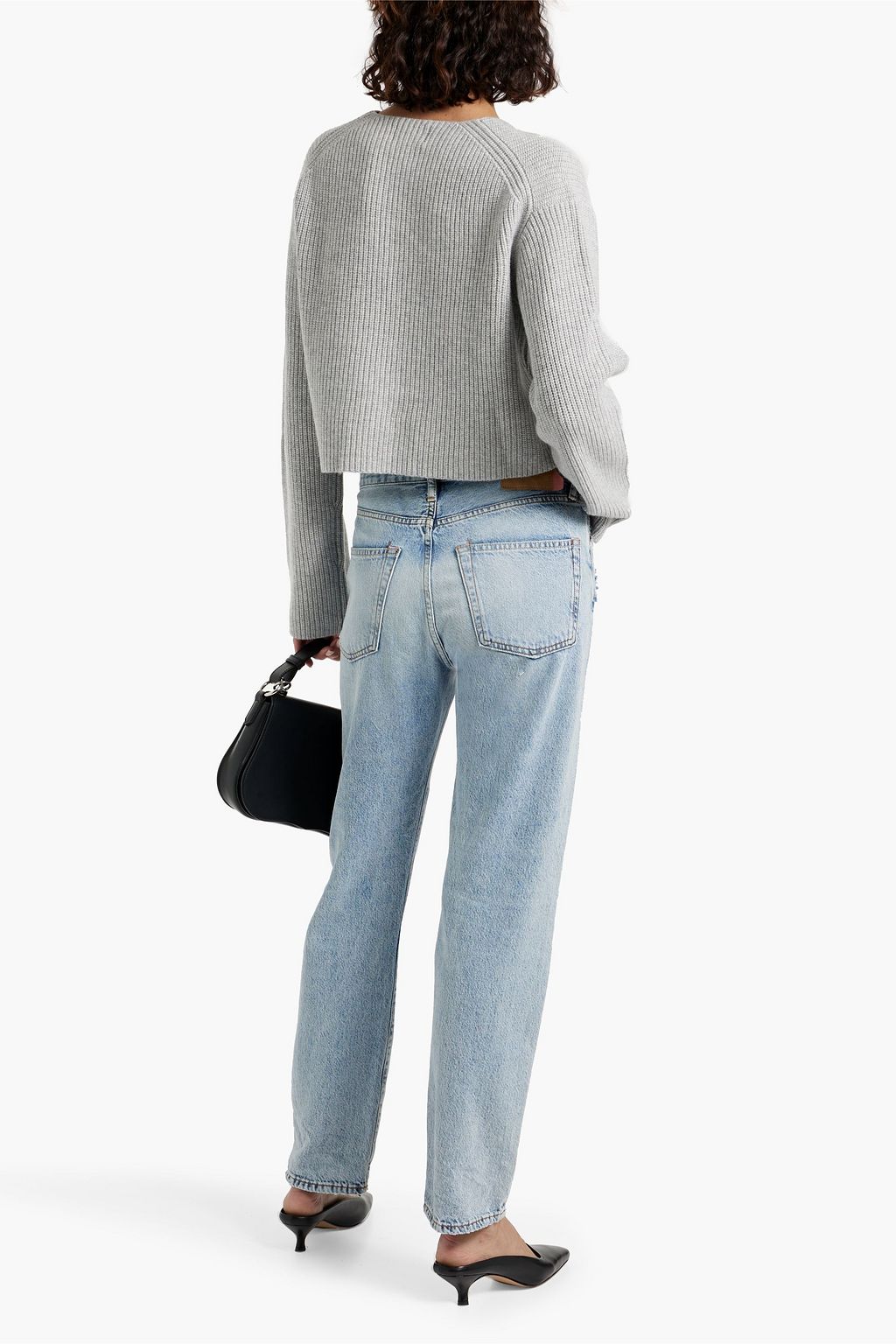 LOULOU STUDIO Hidra ribbed wool and cashmere cardigan