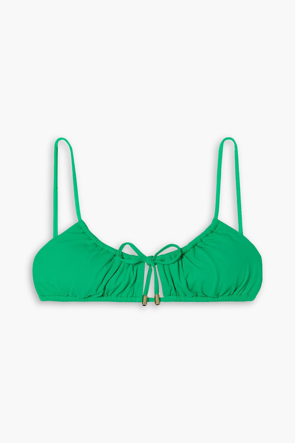 Melissa Odabash Egypt Cutout Stretch Bikini Top In Green