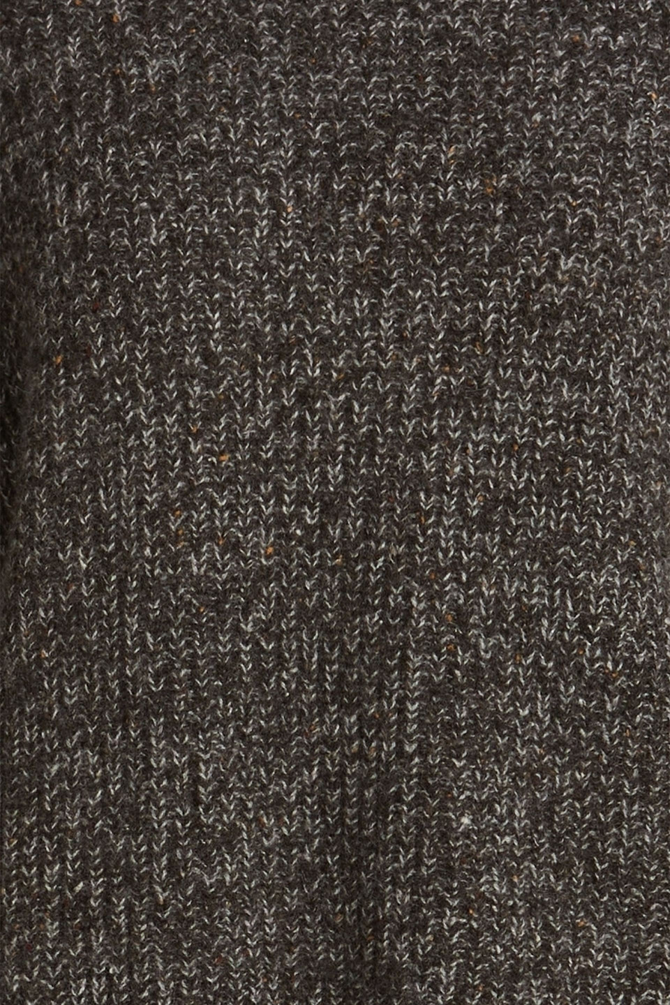 Autumn Cashmere Color-block Ribbed Cashmere Turtleneck Sweater In Dark Brown