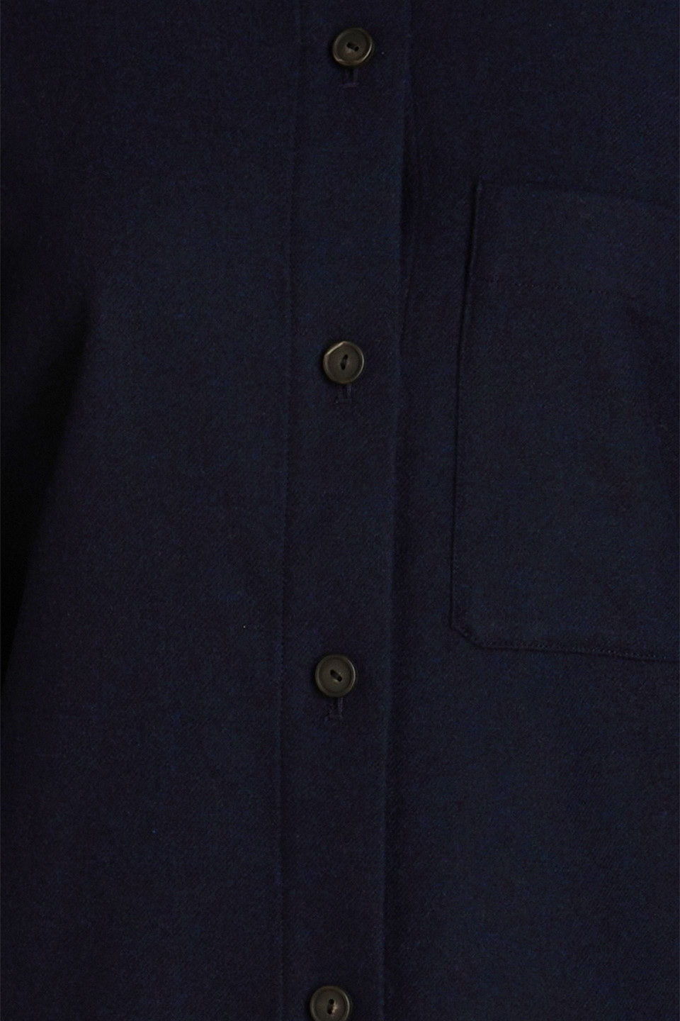 Vince Flannel Shirt In Navy