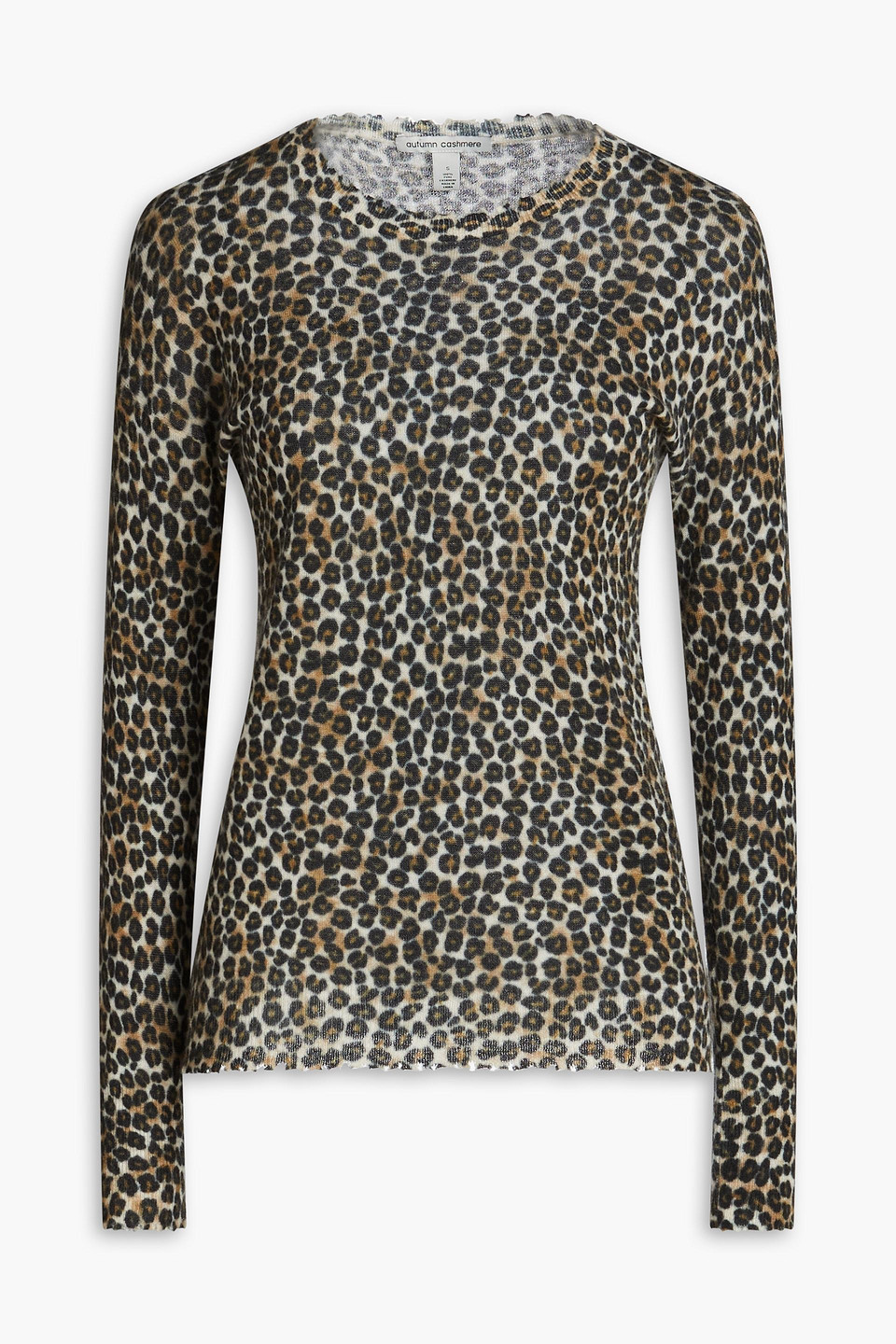 Autumn Cashmere Leopard-print Cashmere Sweater In Animal Print