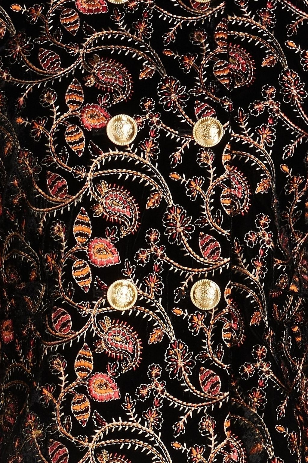 DEREK LAM 10 CROSBY Embroidered velvet jacket