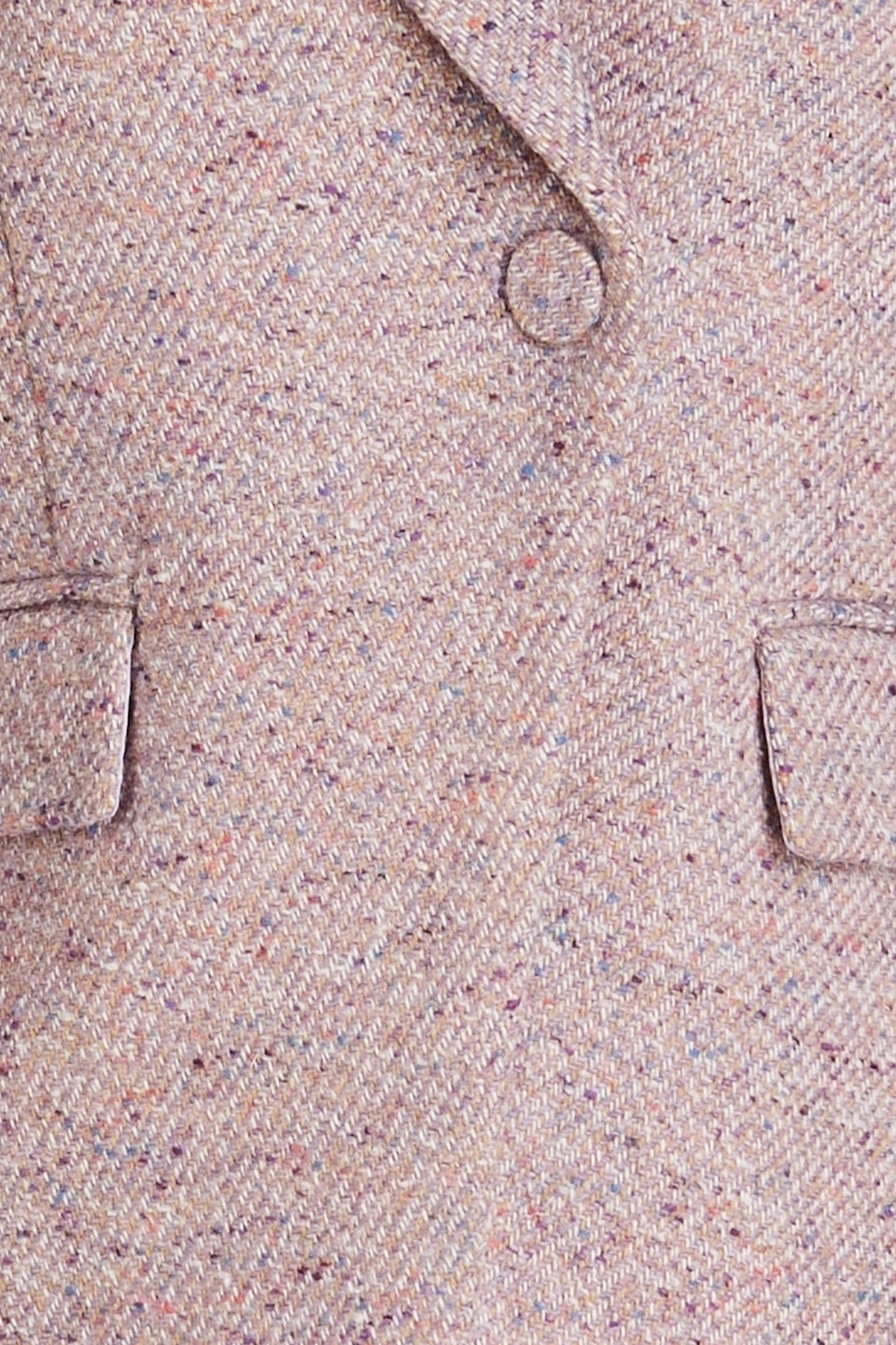 Derek Lam 10 Crosby Noah Single Breasted Tweed Blazer In Lilac