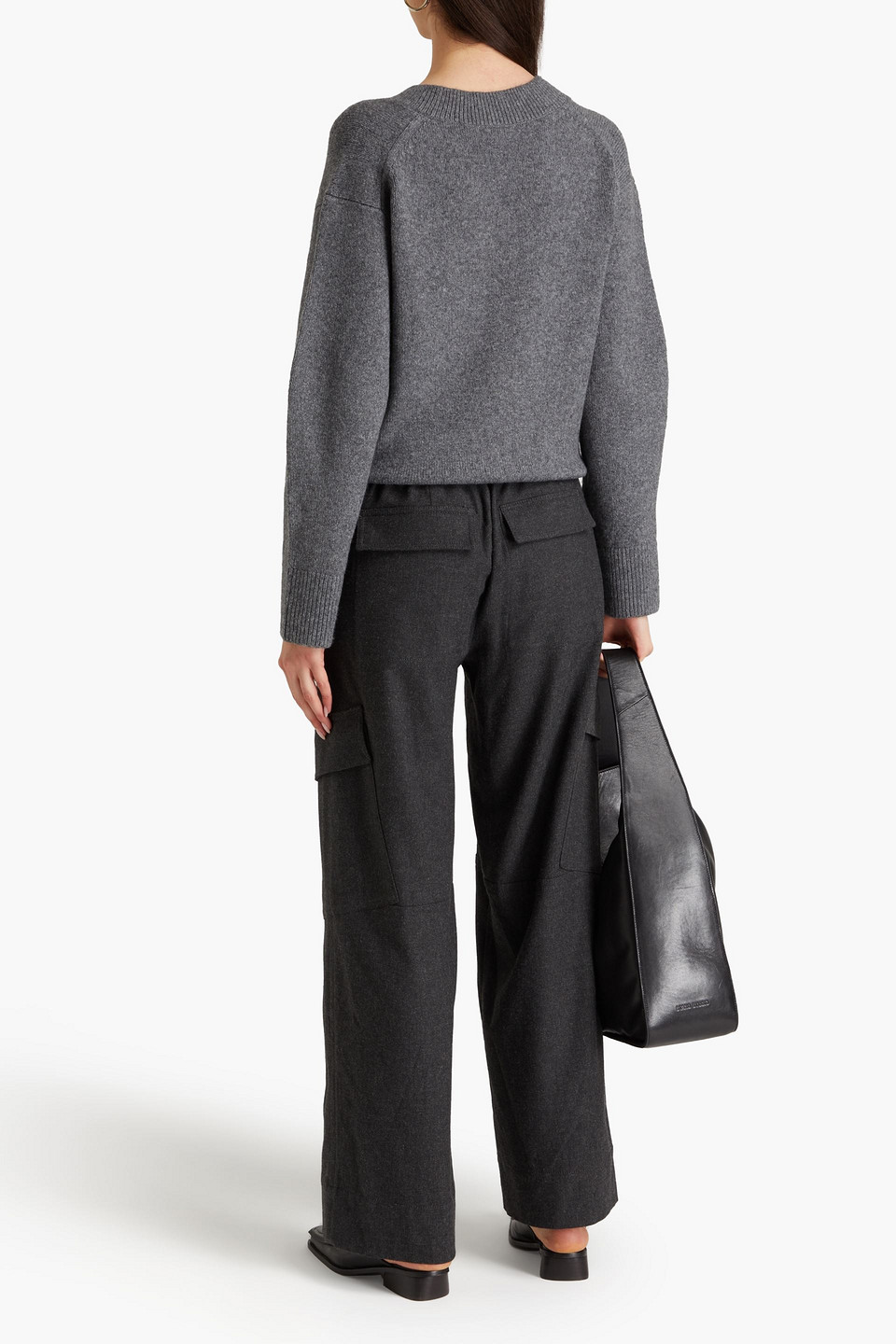 VINCE FLANNEL CARGO PANTS