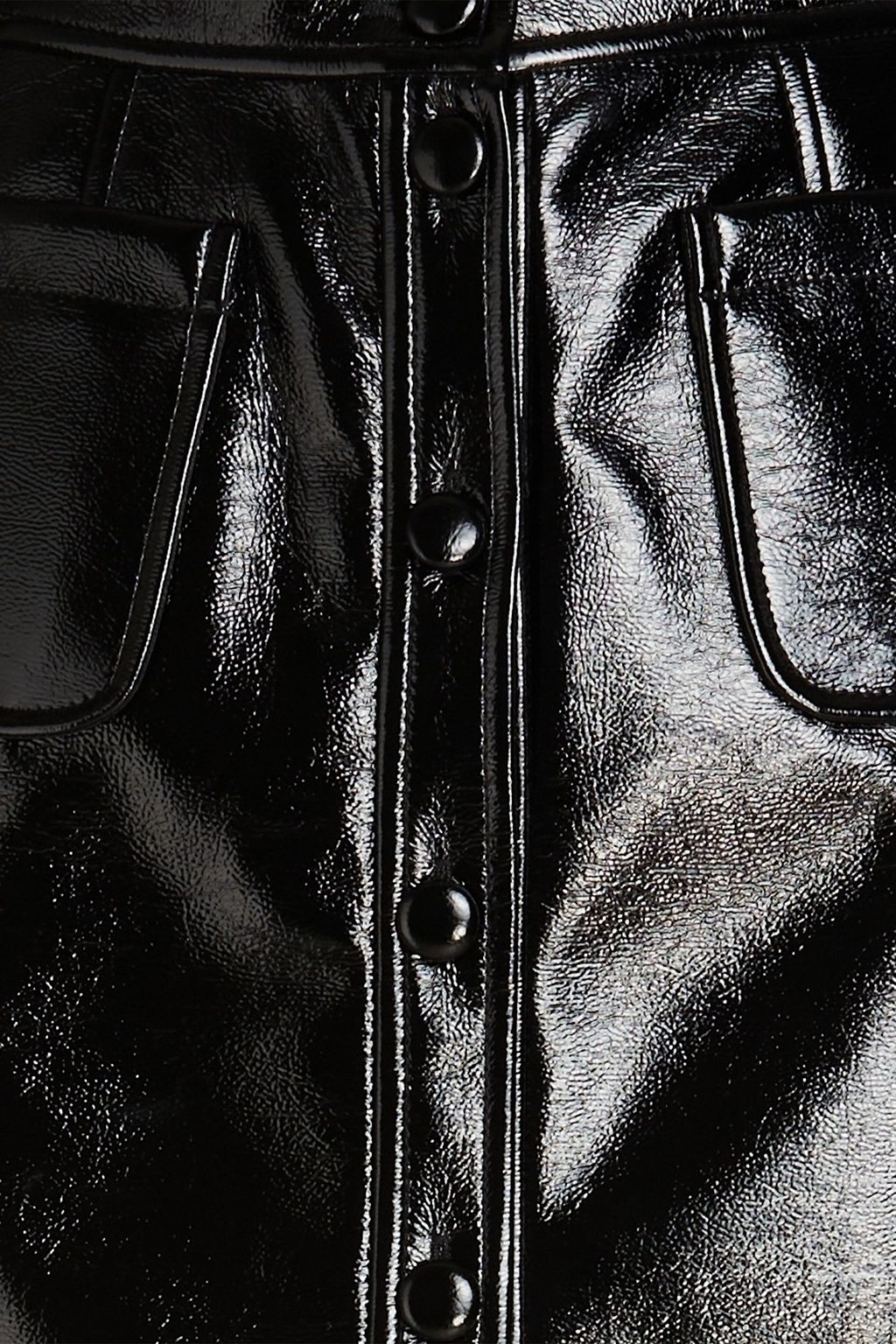CLAUDIE PIERLOT Faux leather mini skirt