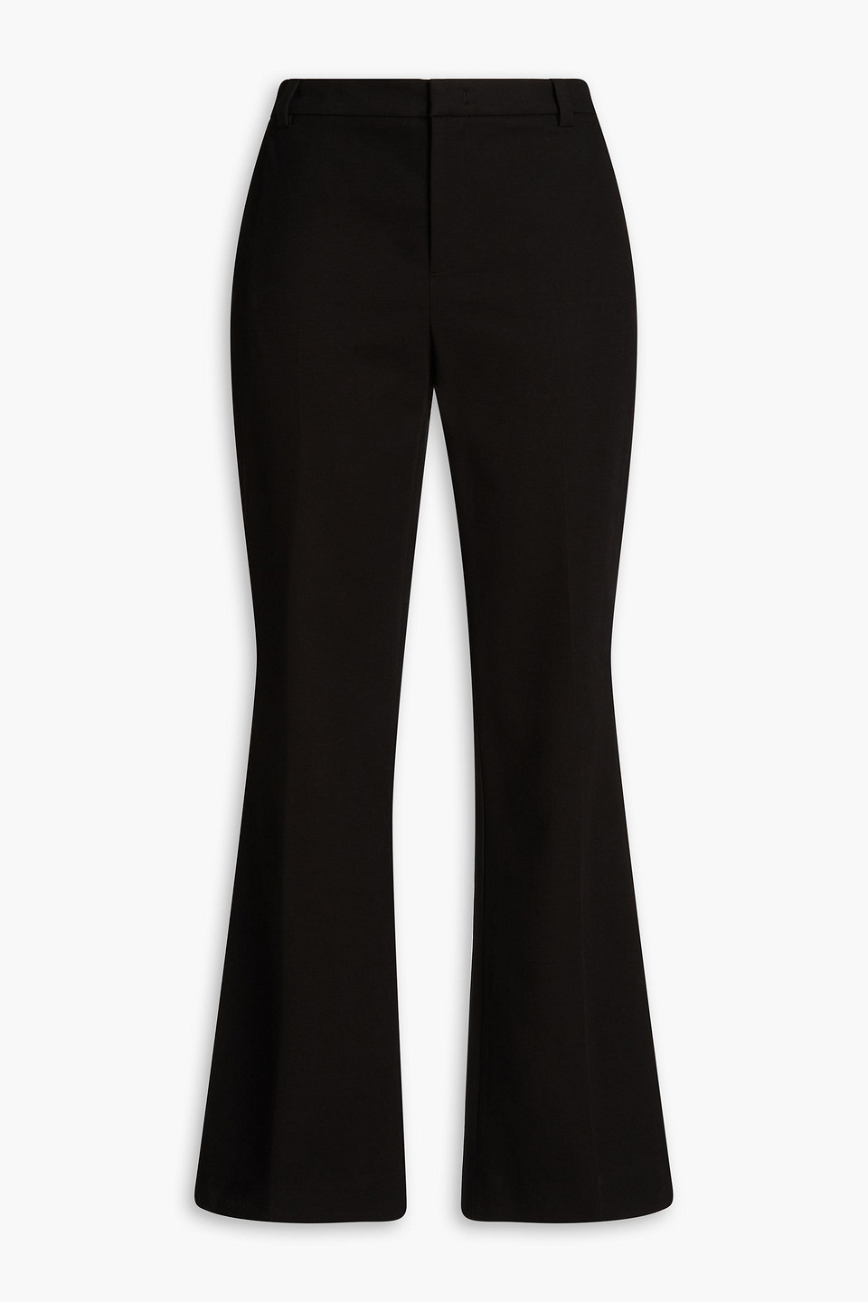 . Stretch-cotton bootcut pants