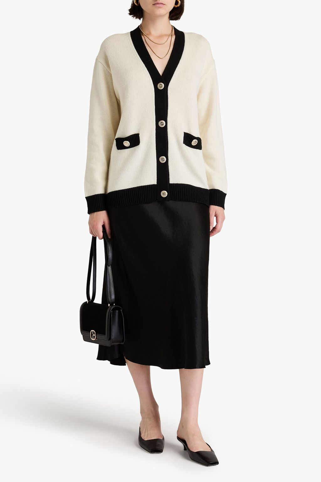 CLAUDIE PIERLOT كارديغان من نسيج محبوك