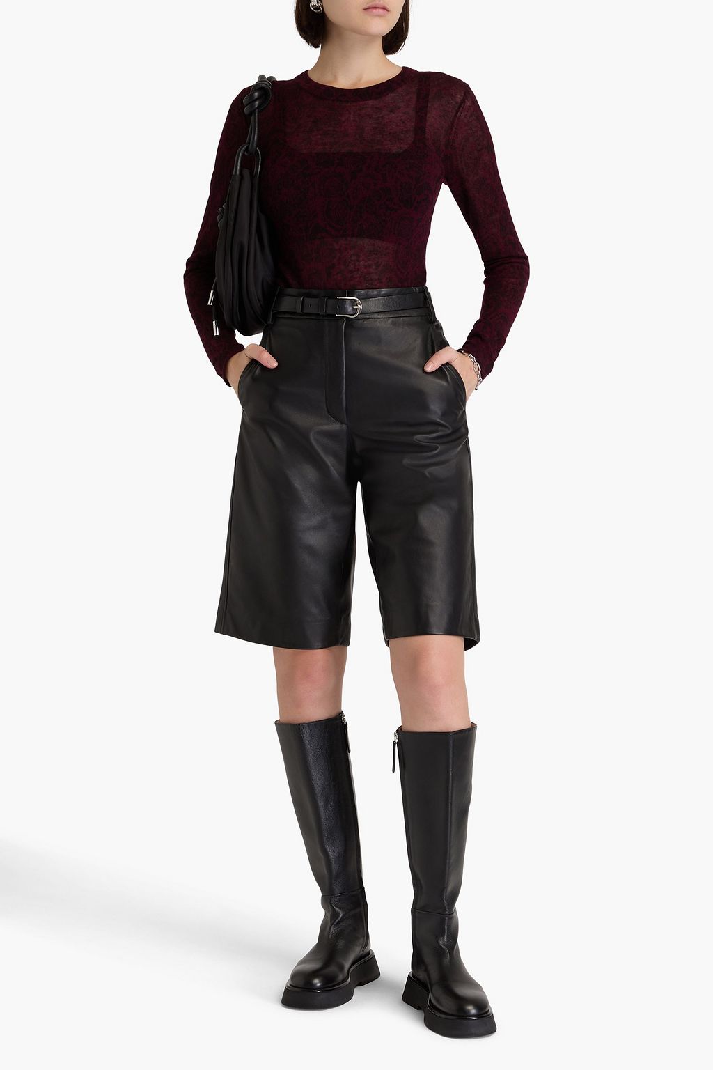 AUTUMN CASHMERE كنزة رياضية من الكشمير