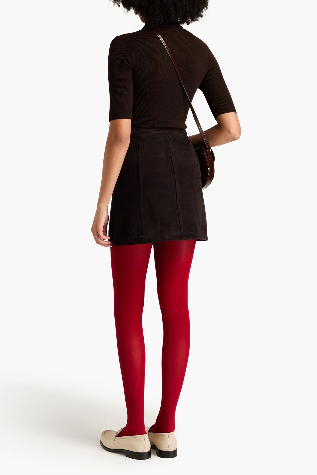 CLAUDIE PIERLOT Suede mini skirt