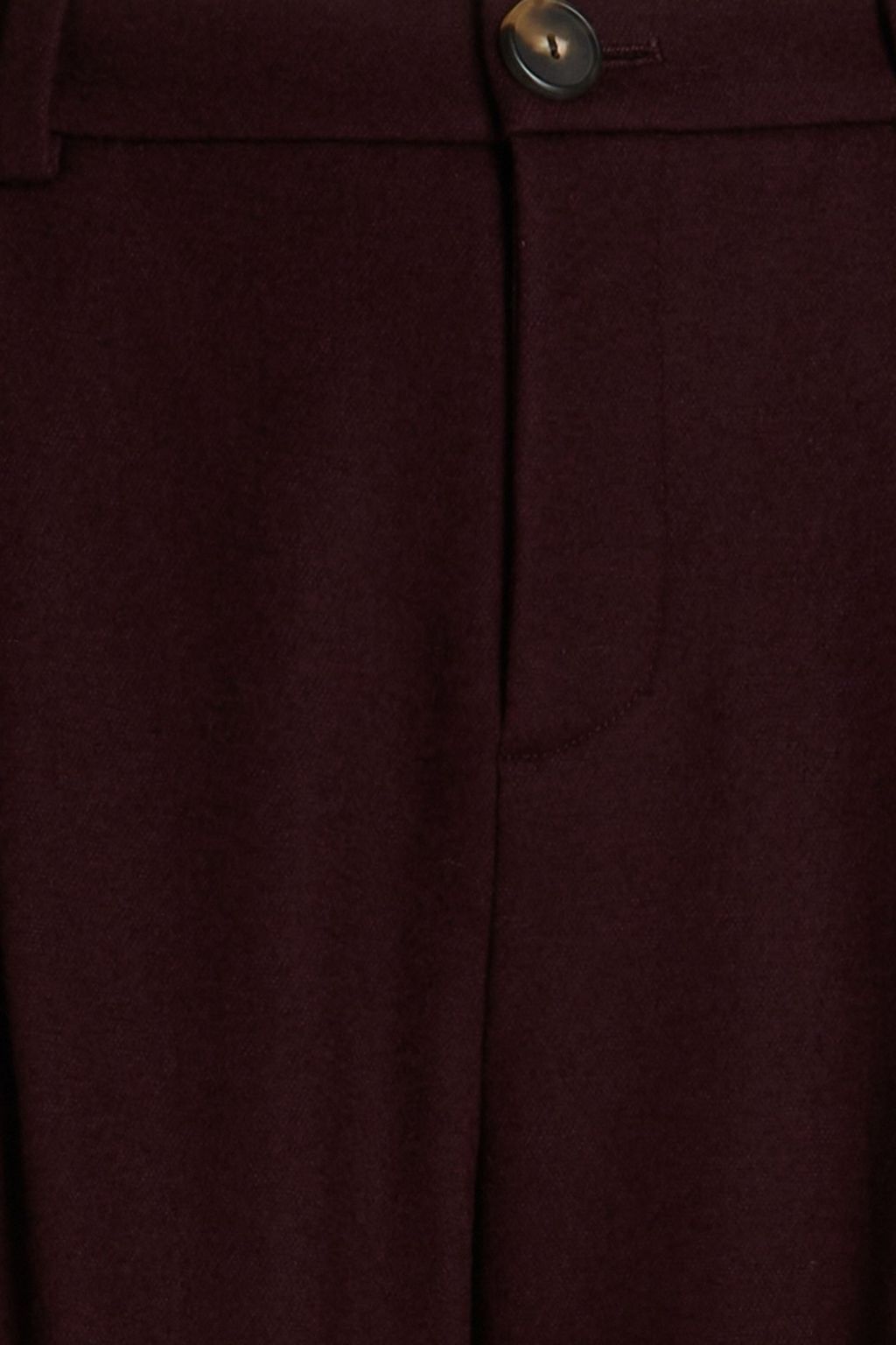 VINCE. Pleated wool-blend flannel wide-leg pants