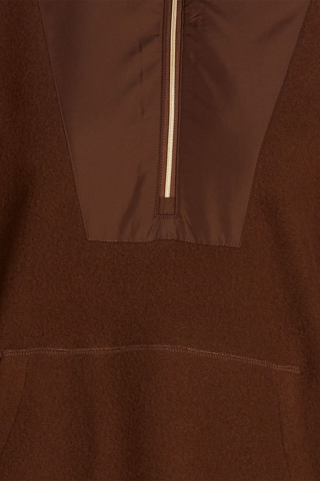 WE NORWEGIANS Fonna merino wool-blend fleece half-zip sweatshirt