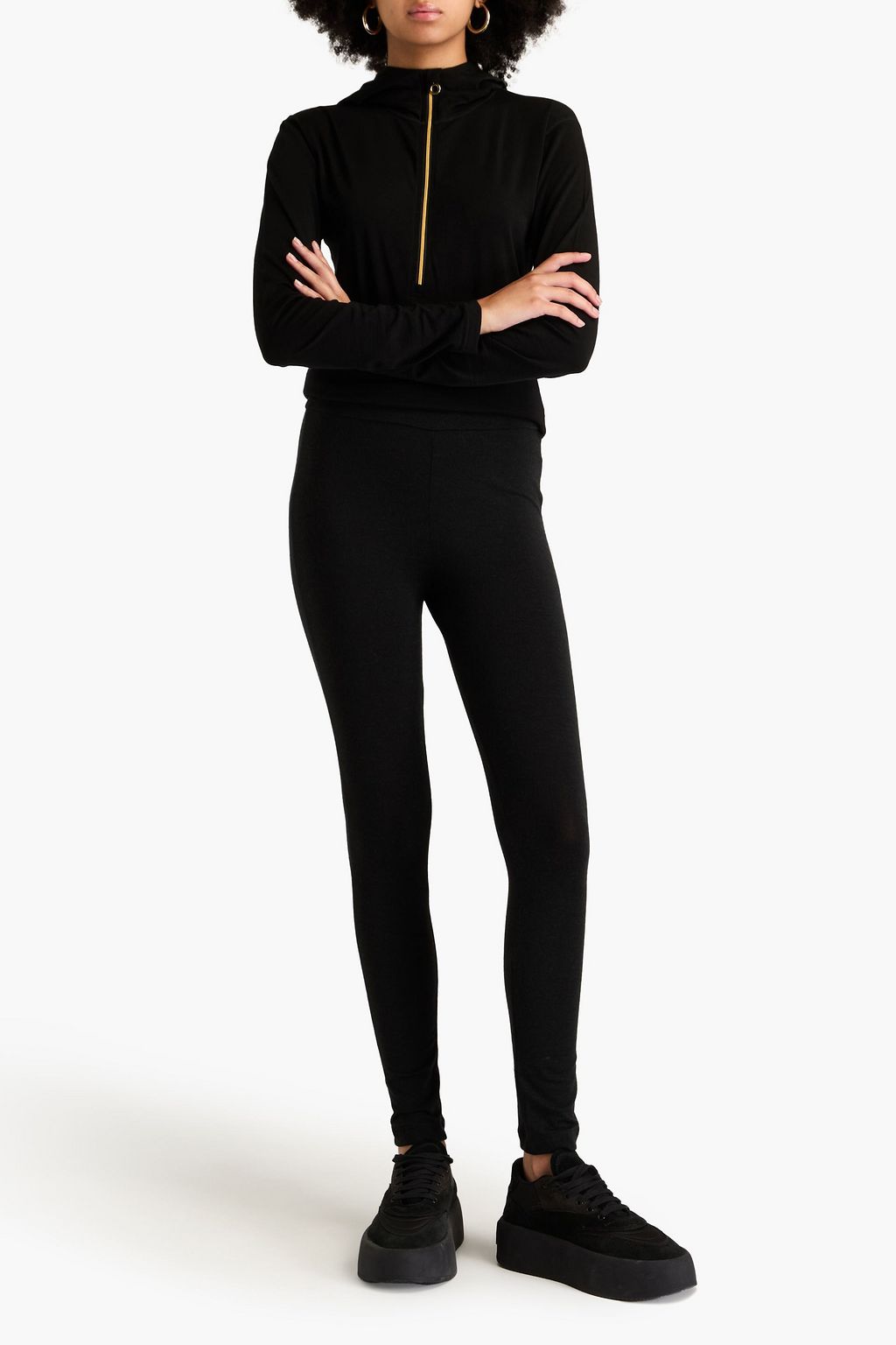 WE NORWEGIANS Jersey half-zip sweatshirt