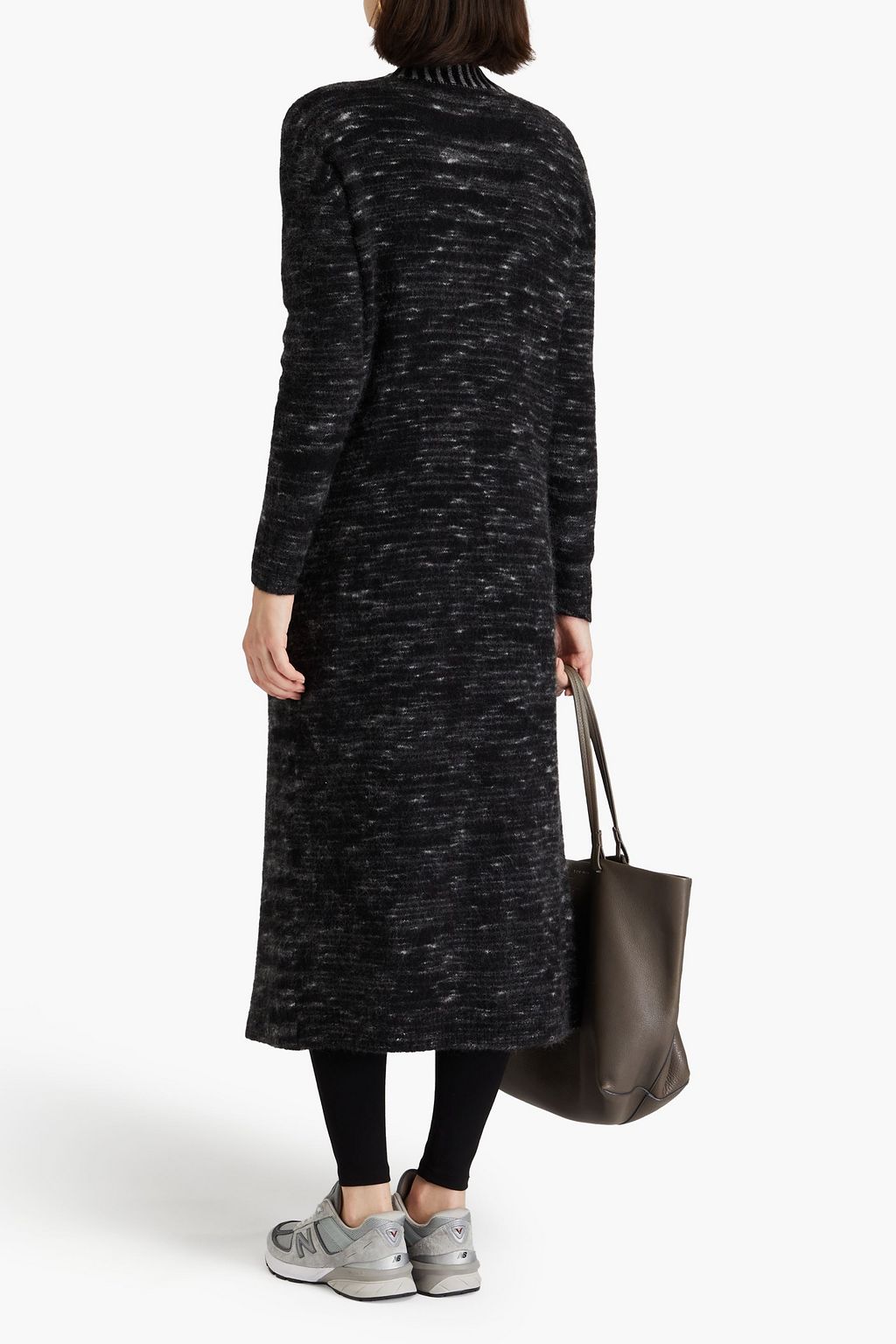 AUTUMN CASHMERE كارديغان من مزيج الكشمير بألوان متداخلة
