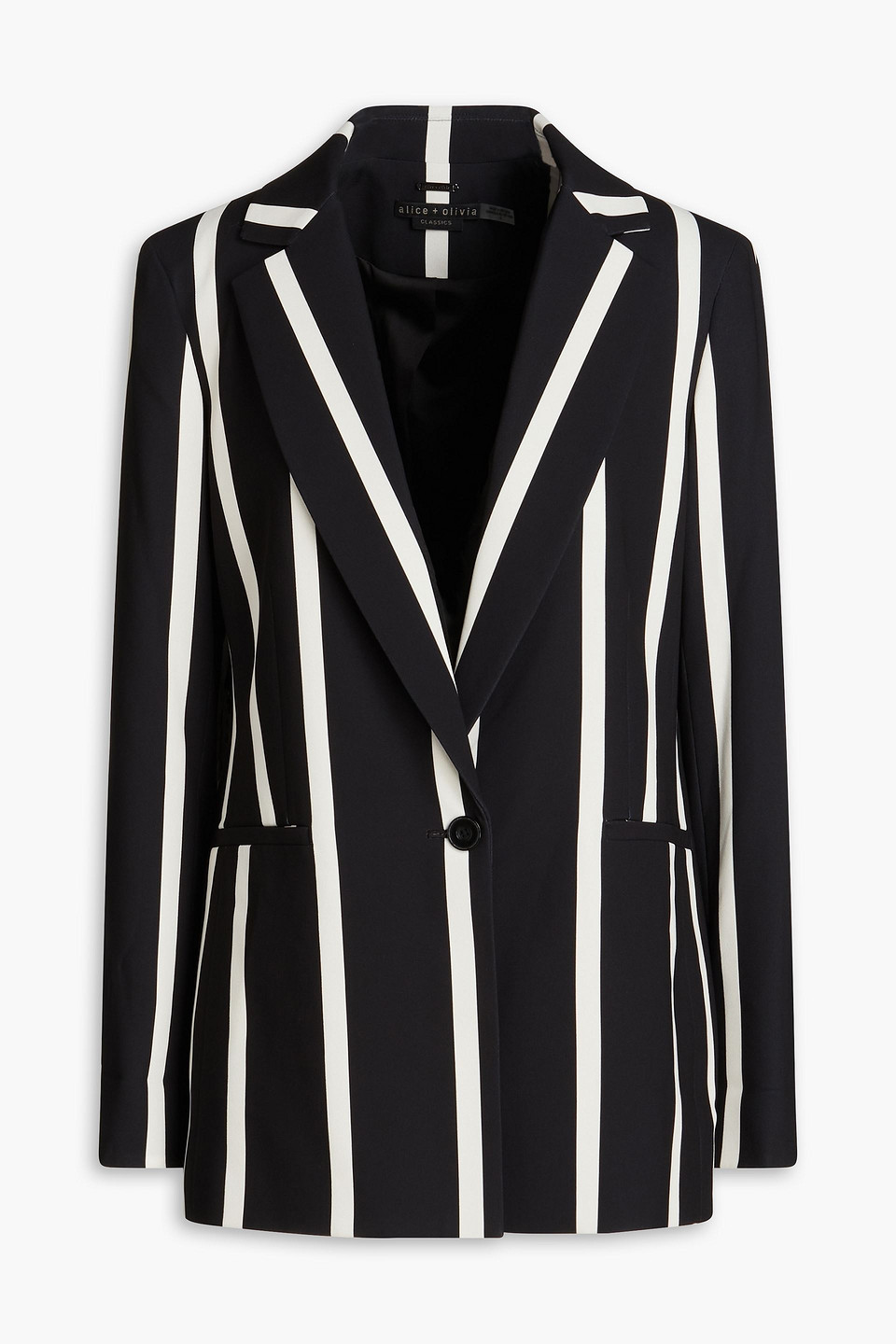 Skye striped crepe blazer