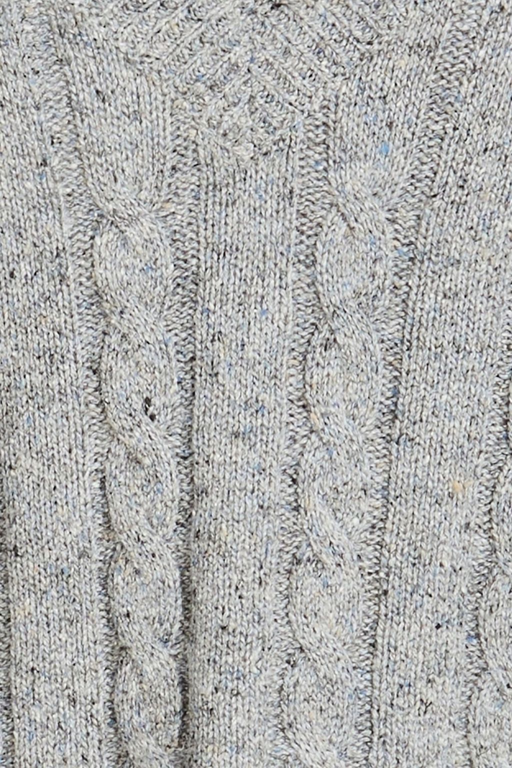 AUTUMN CASHMERE كنزة رياضية من قماش الدونيغال بحبكة مجدولة