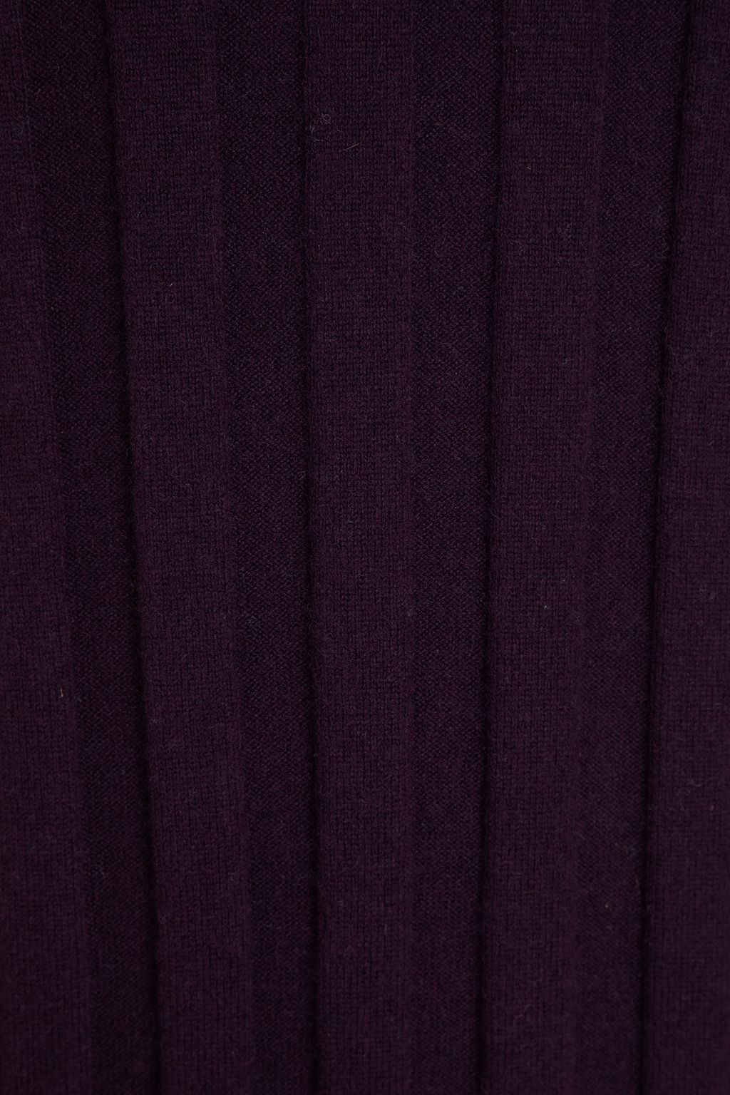 AUTUMN CASHMERE فستان متوسط الطول بياقة عالية من الكشمير المضلع