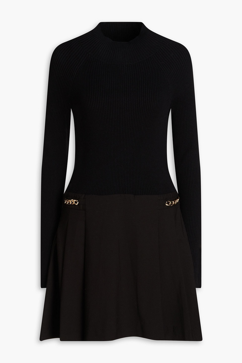 derek lam knit dress Derek Lam 10 Crosby Jersey Knit Long-Sleeve Midi Dress