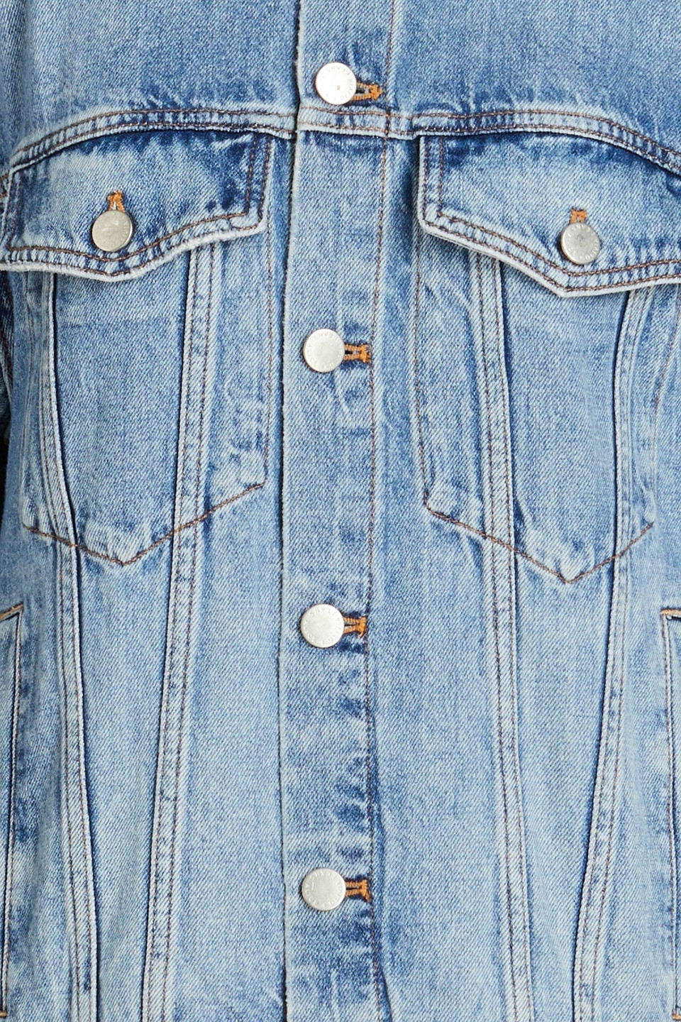 Shop Alice And Olivia Sadie Denim Jacket In Light Denim
