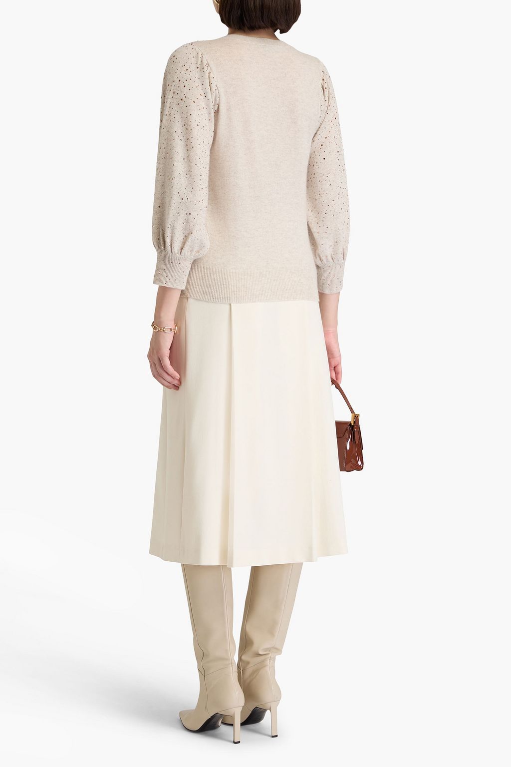 AUTUMN CASHMERE 크리스털 장식 스웨터