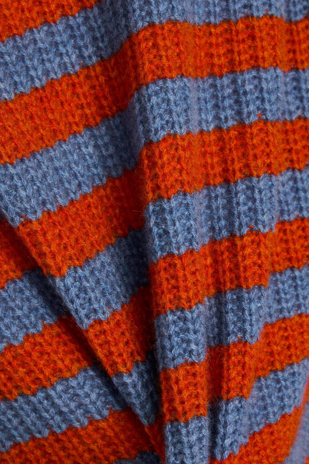 AUTUMN CASHMERE كنزة رياضية مصنوعة من الكشمير بتصميم مضلّع ومخطط
