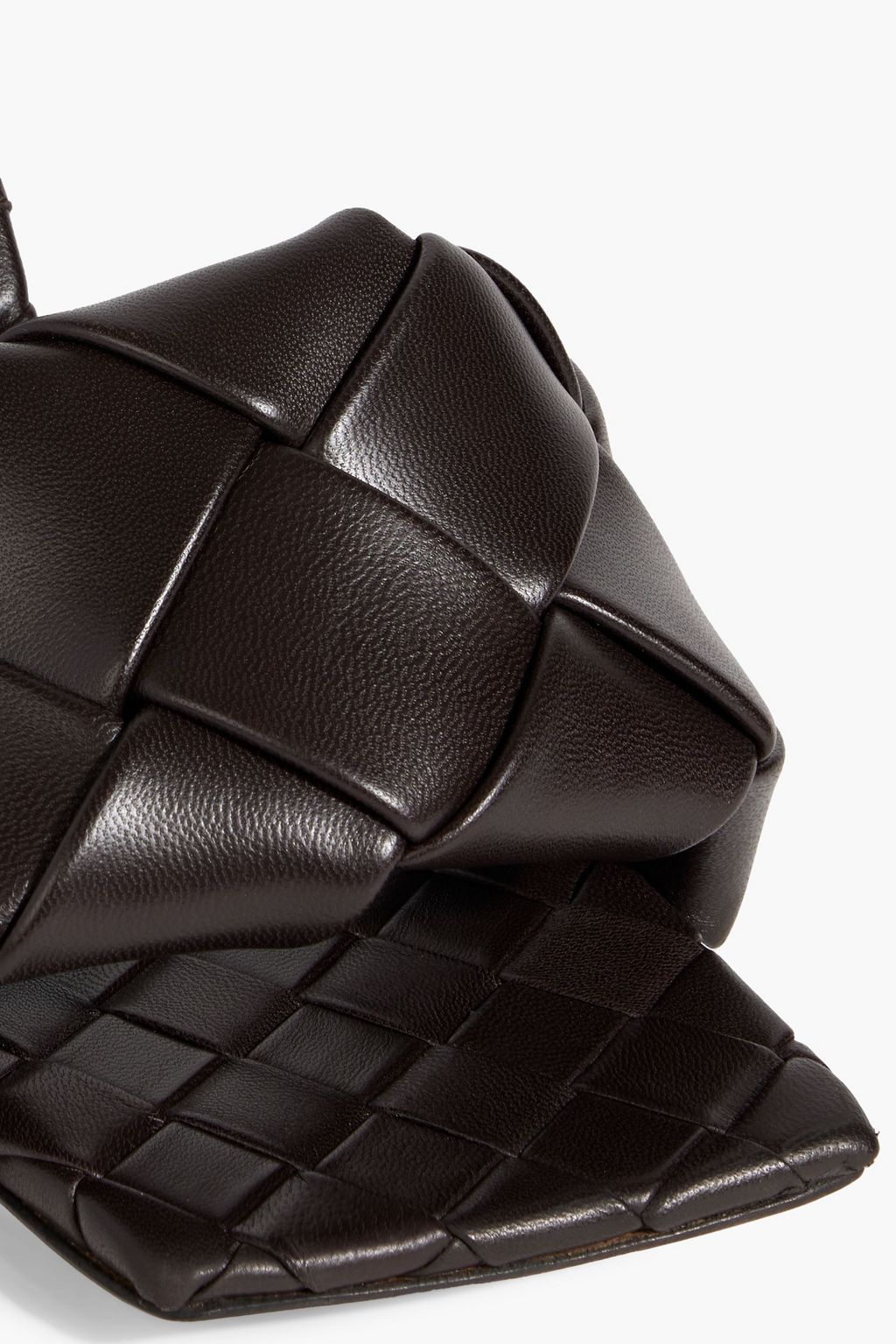 BOTTEGA VENETA Intrecciato leather mules