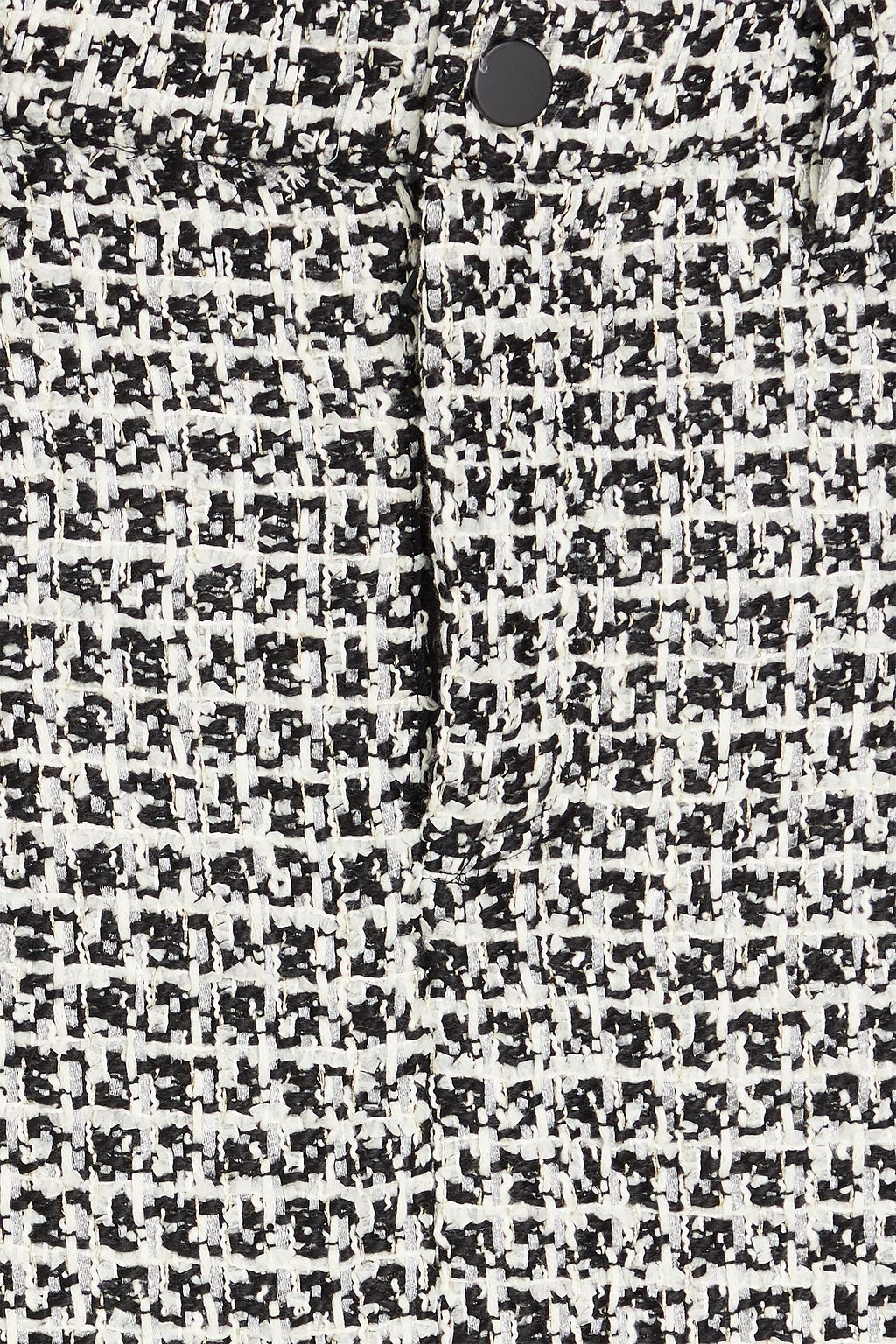 ALICE + OLIVIA Rye metallic tweed maxi skirt