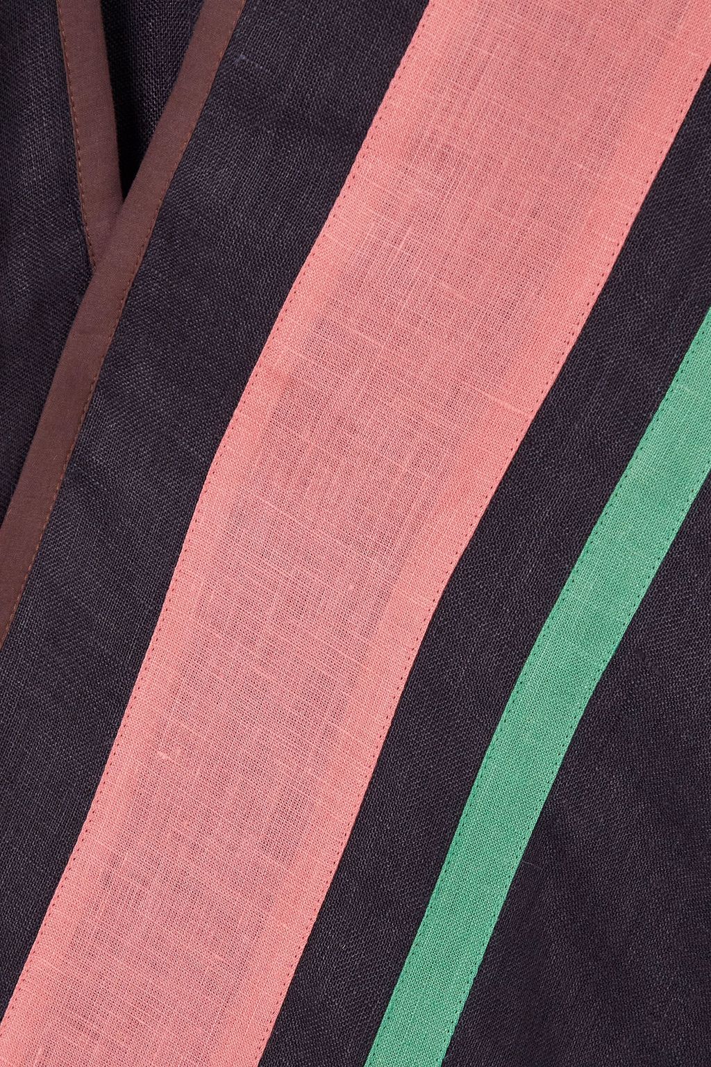 VITA KIN Ola striped linen cape