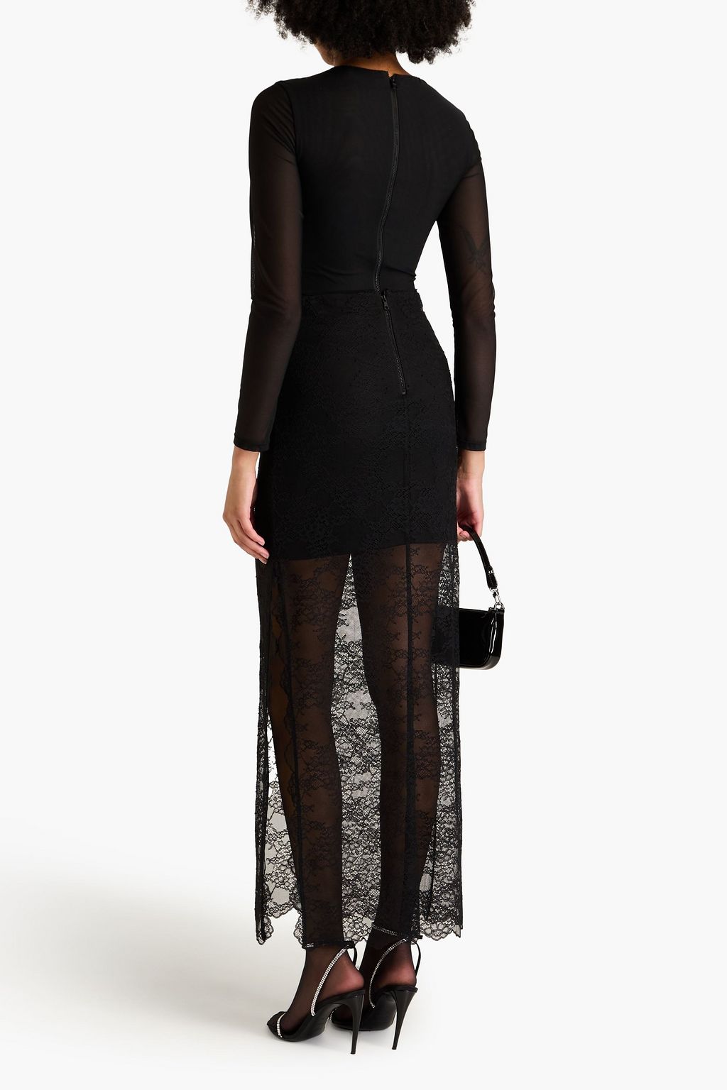 ALICE + OLIVIA Iyanna lace maxi skirt