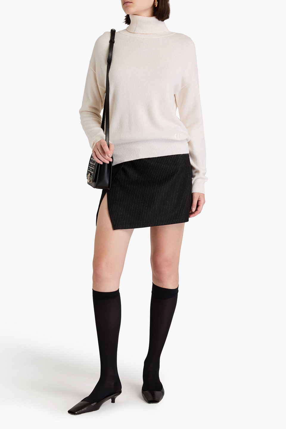  Claudie Pierlot - Rollkragenpullover Aus Kaschmir - Weiß - 2 