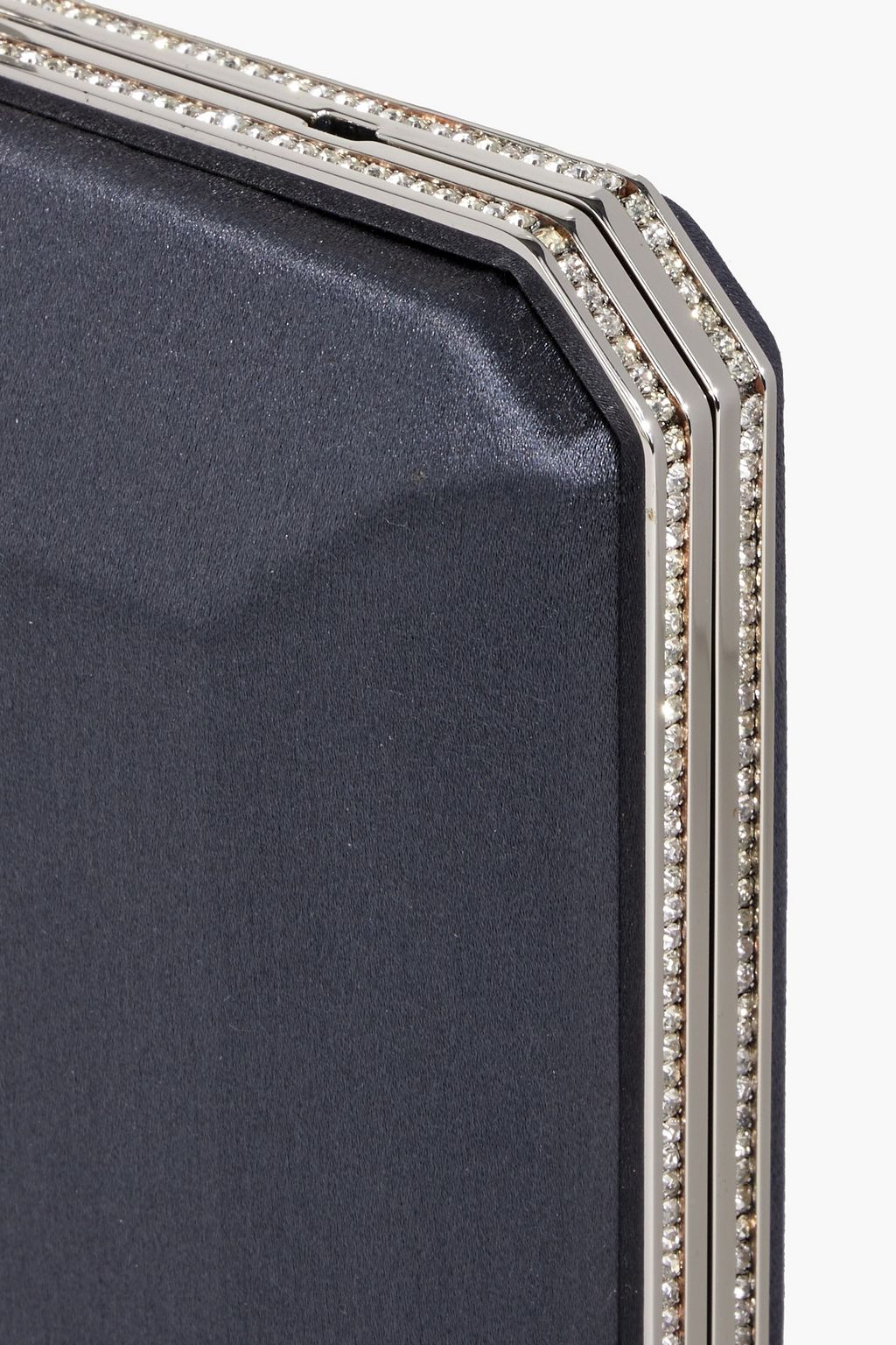 JUDITH LEIBER COUTURE Soho crystal-embellished satin clutch