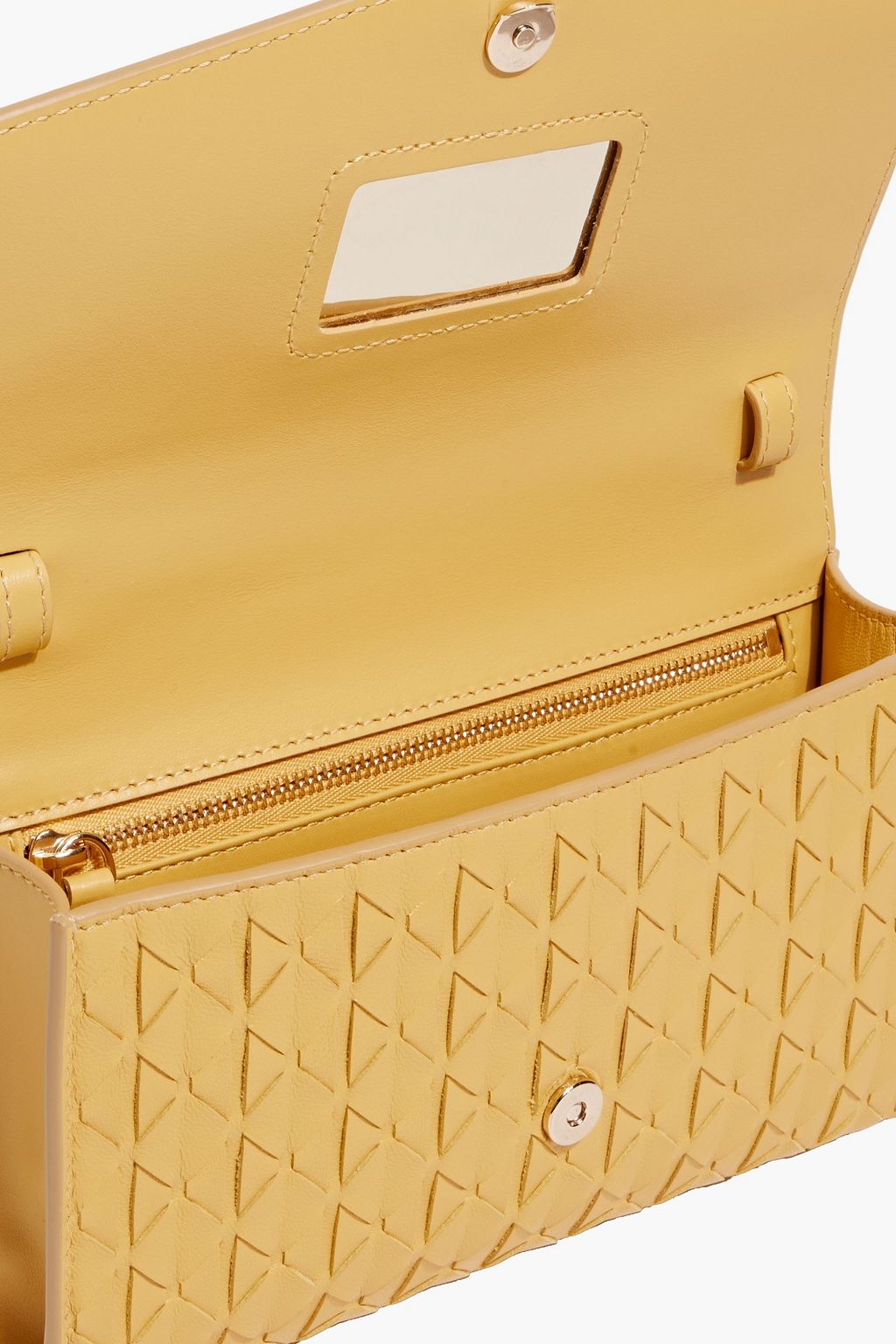 SERAPIAN Mosaico leather envelope clutch