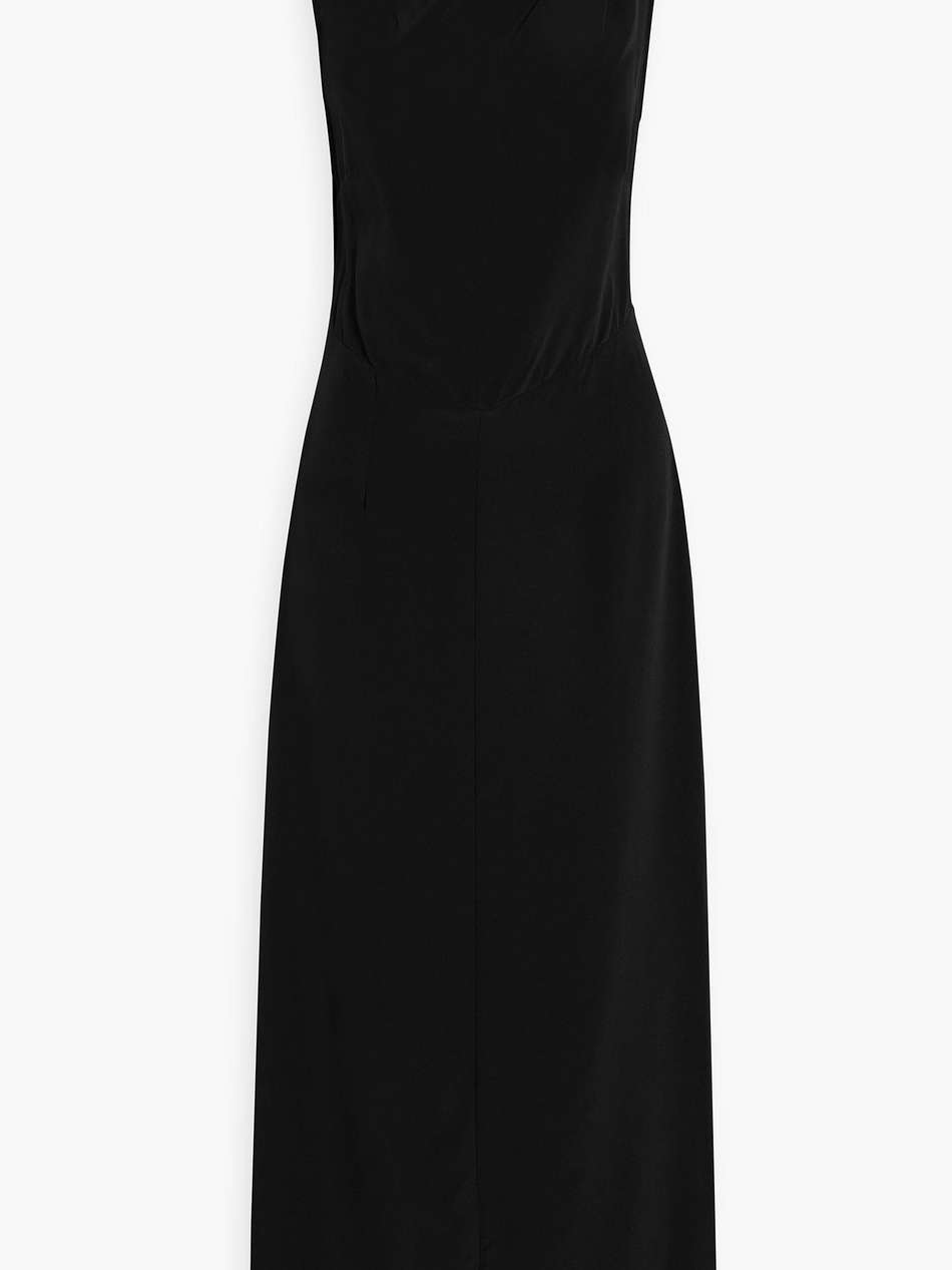rennes cutout silk crepe de chine maxi dress