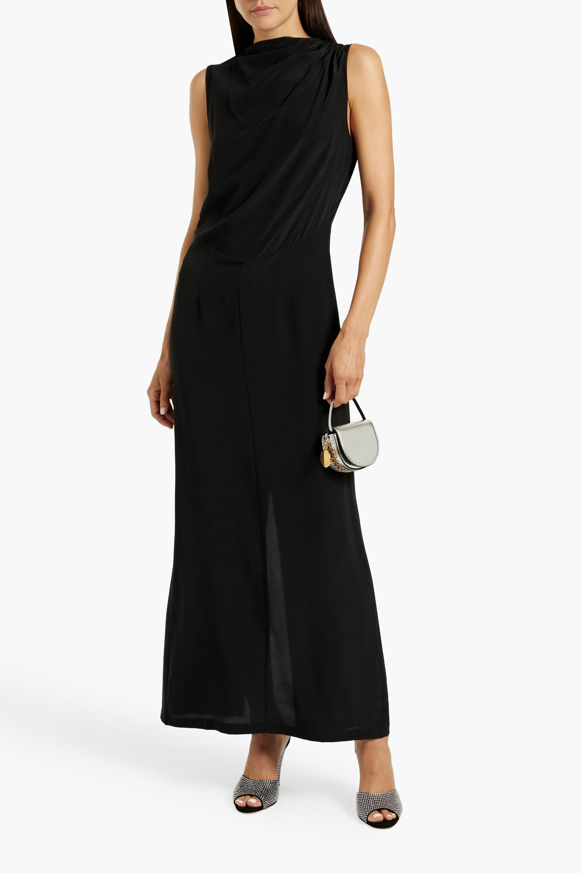 ENVELOPE1976 Rennes cutout silk crepe de chine maxi dress