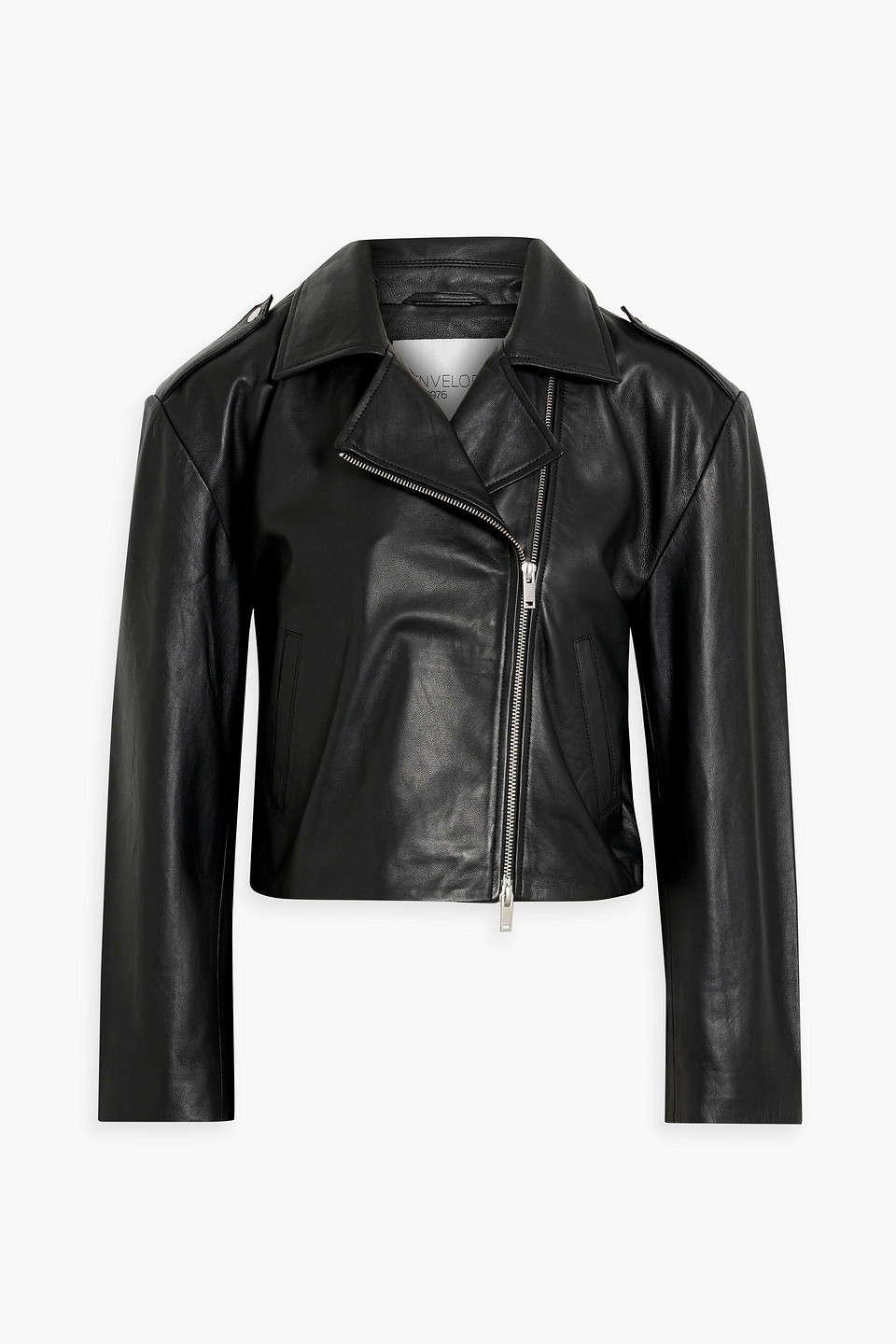 Envelope 1976 Petit Baker Leather Biker Jacket In Black