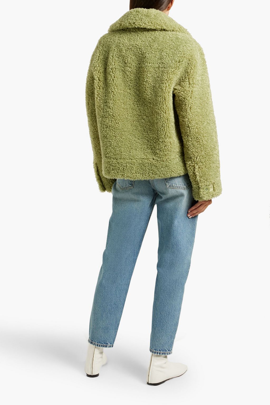STAND STUDIO Melina faux shearling jacket